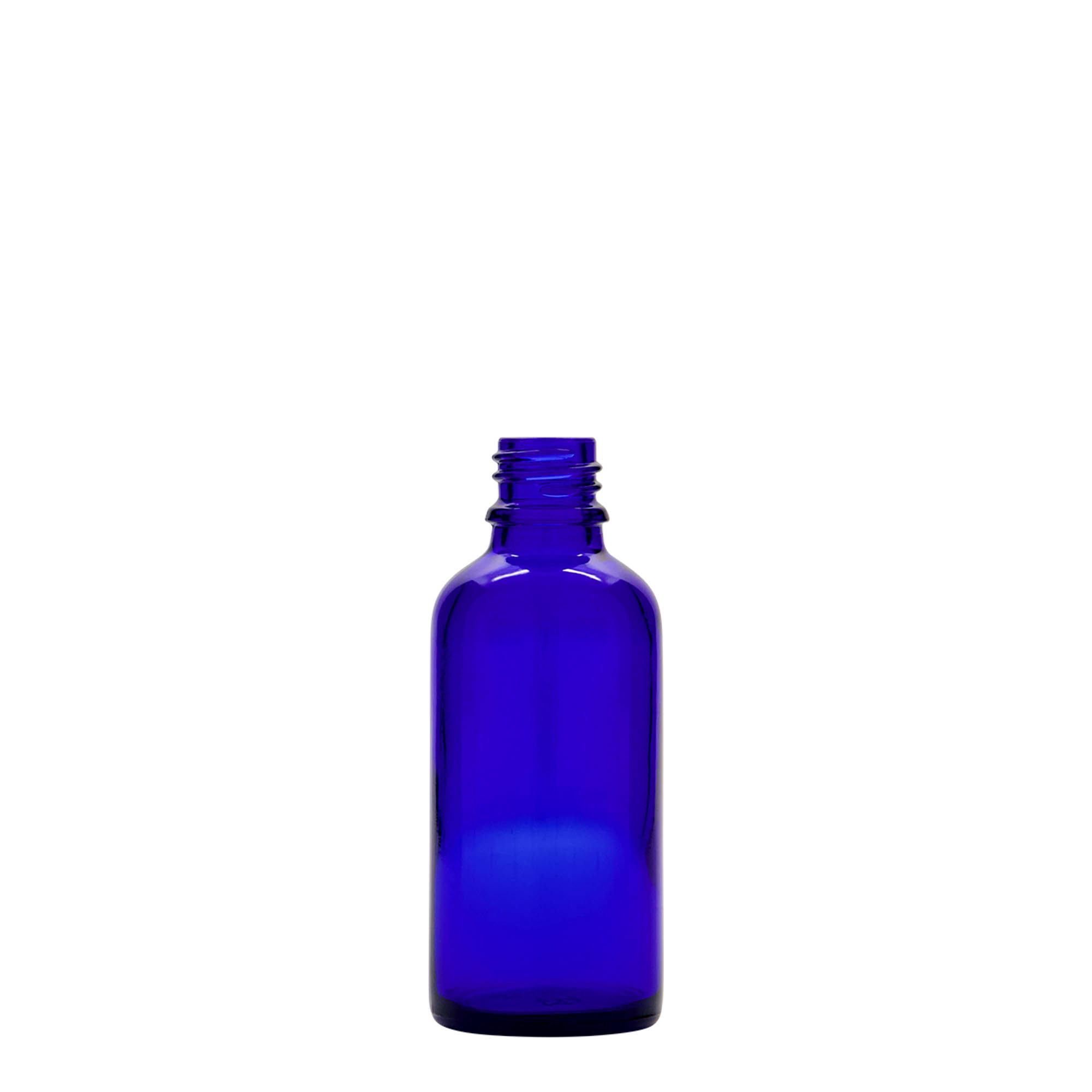 50 ml razpršilna steklenička za medicino, steklo, kraljevsko modra, odprtina: DIN 18 50 ml razpršilna steklenička za medicino, steklo, kraljevsko modra, odprtina: DIN 18