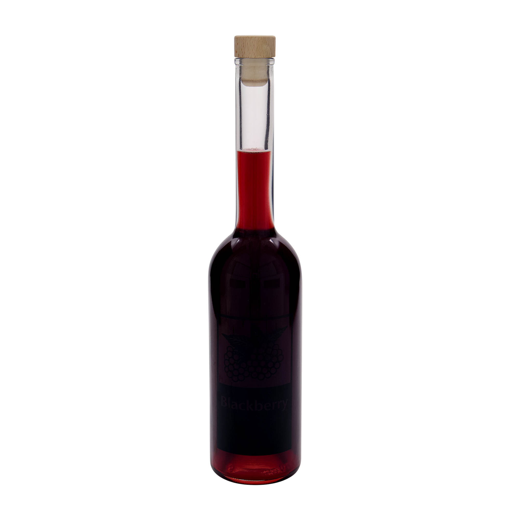 500 ml steklenica 'Opera', motiv: robida, odprtina: pluta
