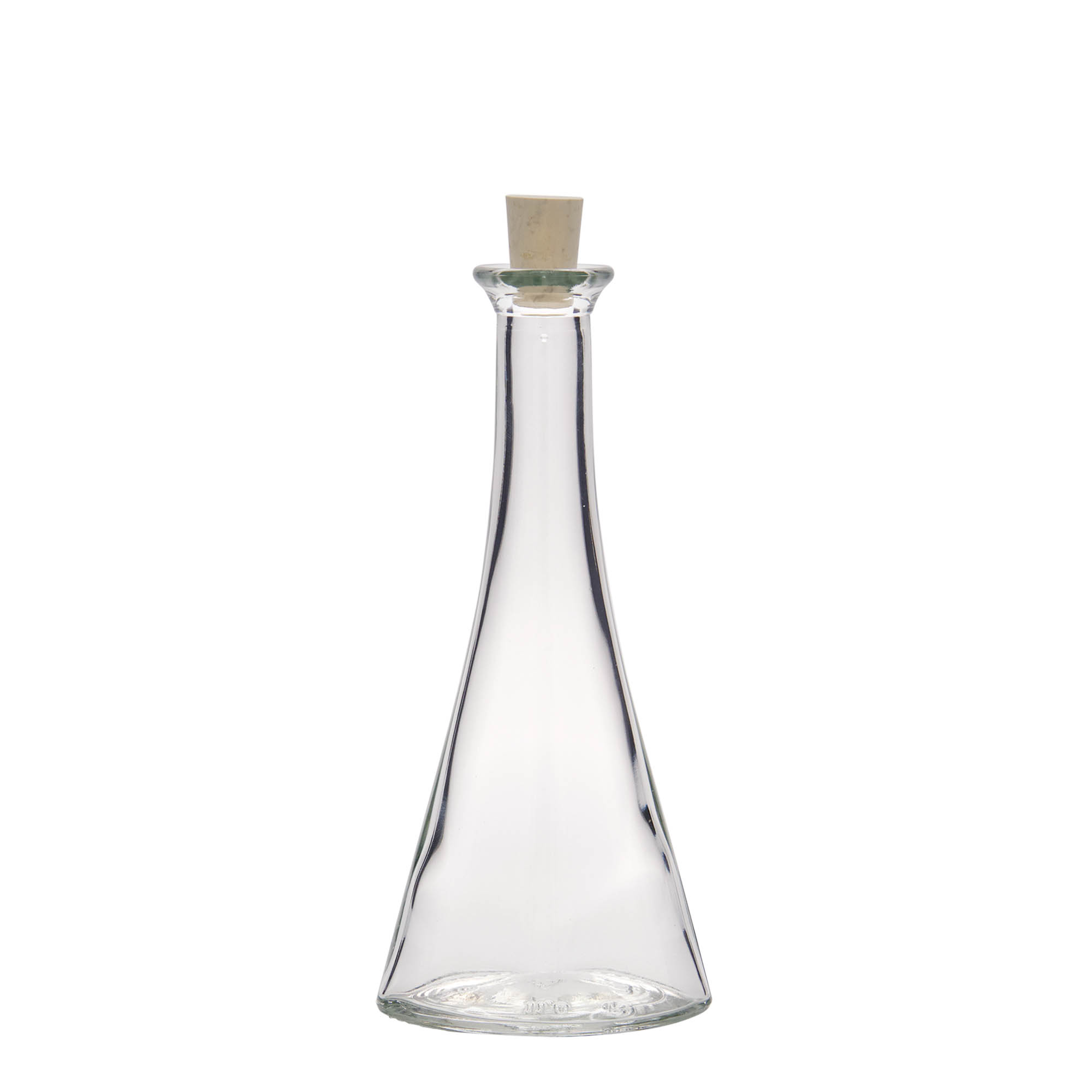 100 ml steklena steklenica 'Veronica', polkrožna, odprtina: pluta