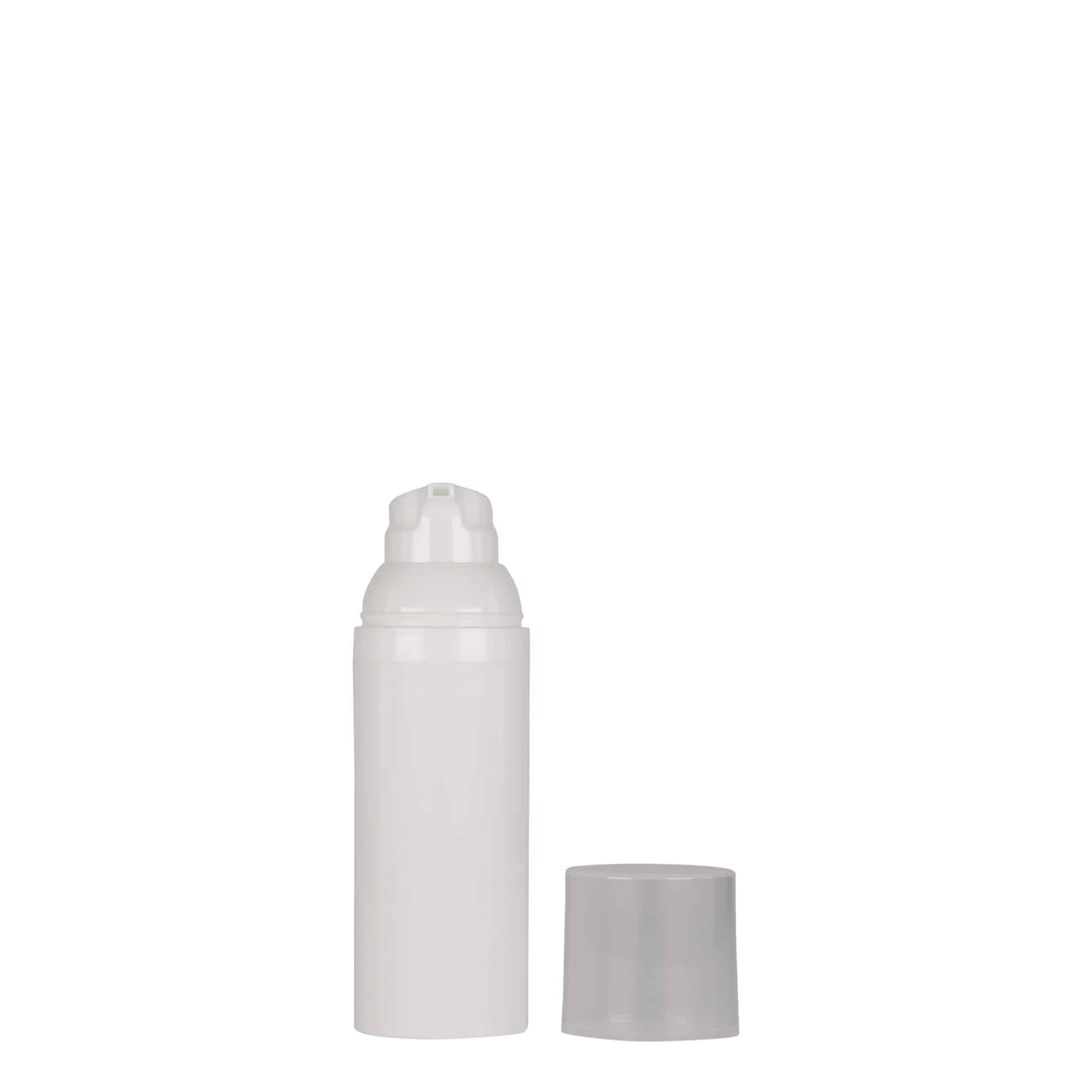 50 ml brezzračni dozirnik »Mezzo«, plastika PP, bela
