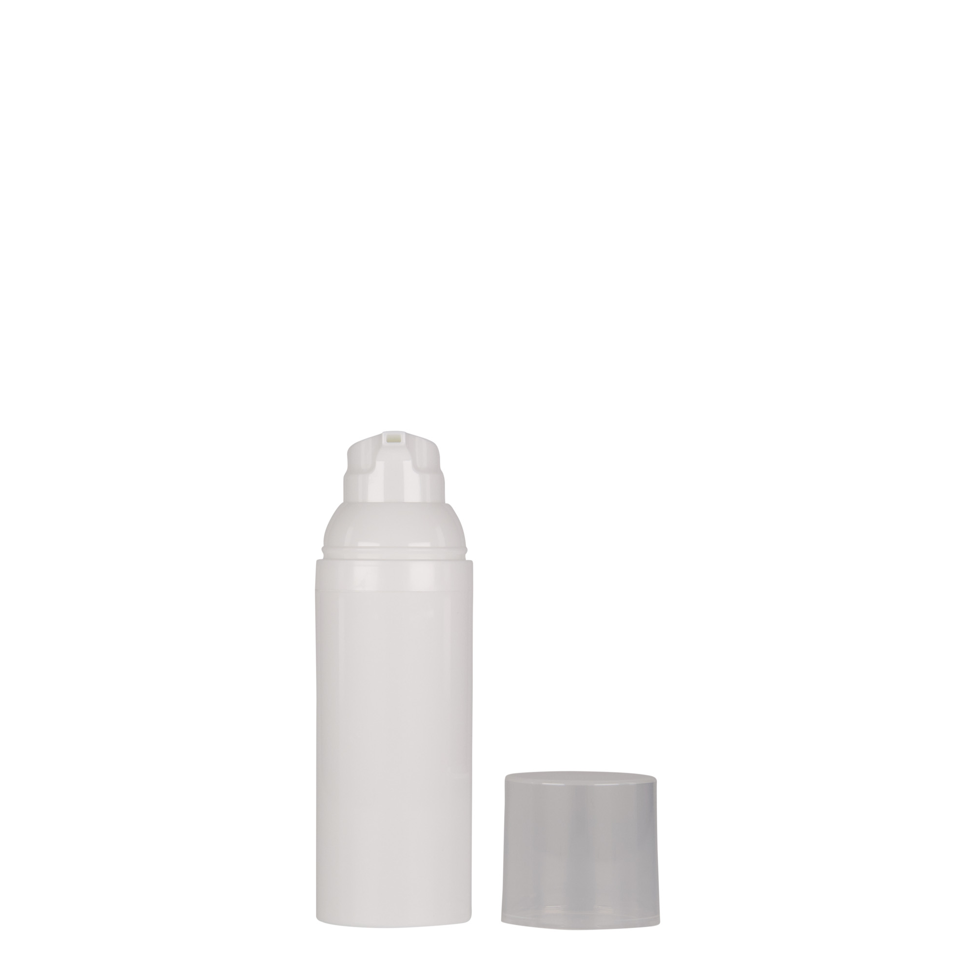 50 ml brezzračni razpršilnik 'Mezzo', PP-plastika, bel 50 ml brezzračni razpršilnik 'Mezzo', PP-plastika, bel