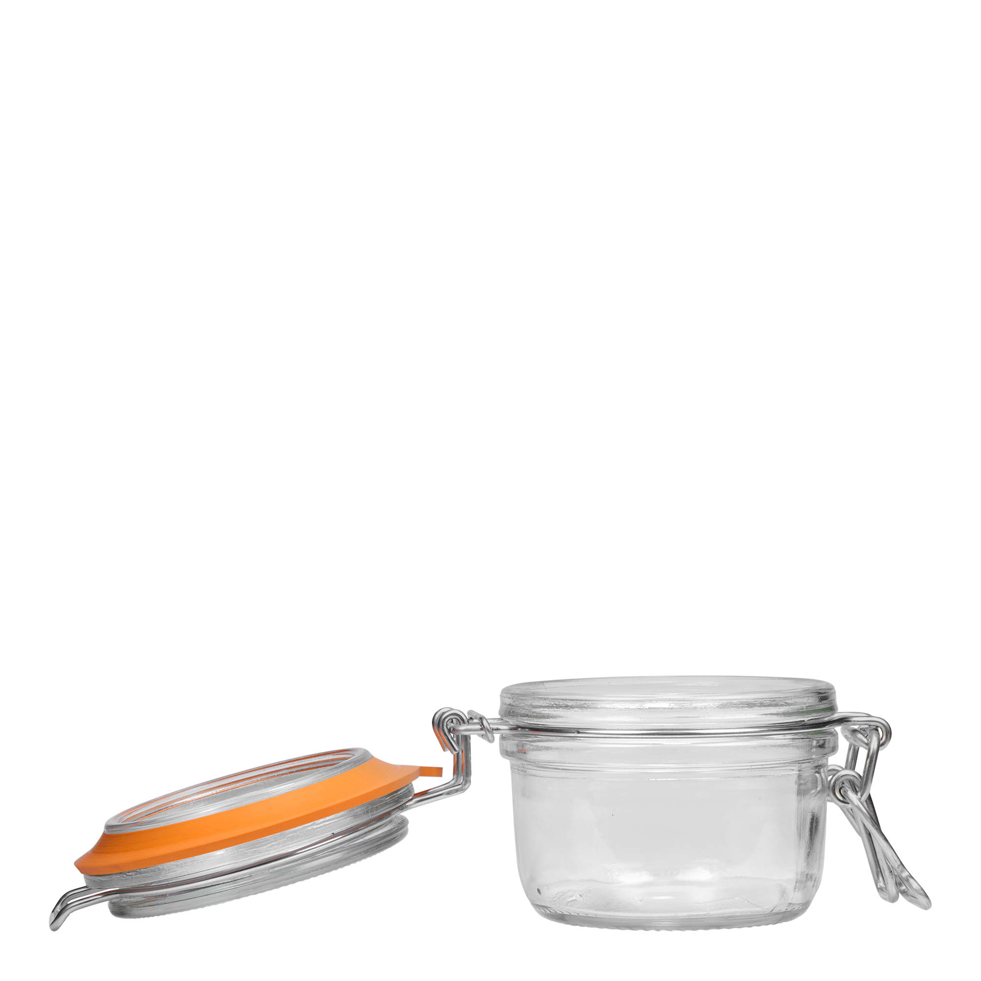 125 ml steklen kozarec z žičnim zaponkom 'Le Parfait Super Terrine', odprtina: žični zaponk 125 ml steklen kozarec z žičnim zaponkom 'Le Parfait Super Terrine', odprtina: žični zaponk