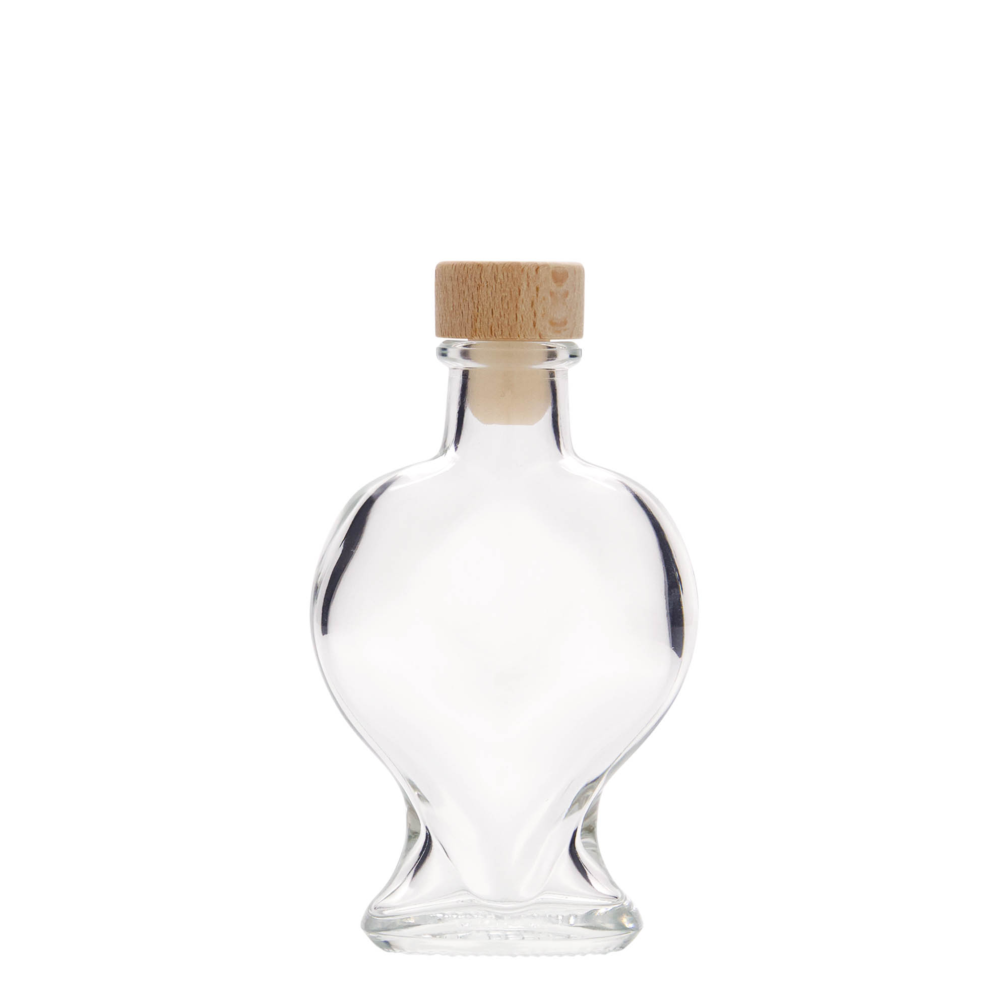 100 ml steklenica 'Srce', odprtina: zamašek