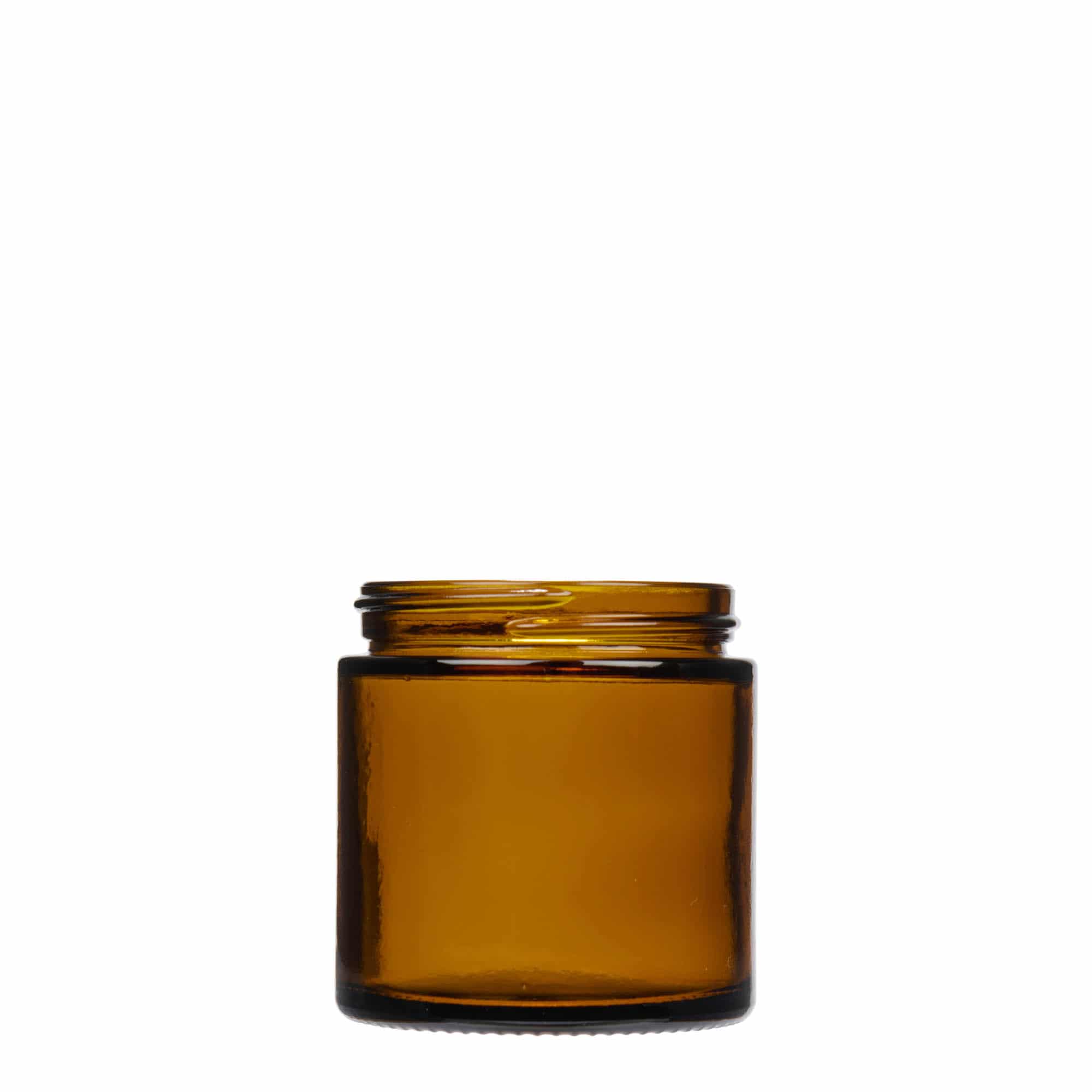 120 ml kozarec 'Brown Line', steklo, rjavo, odprtina: navojni pokrov