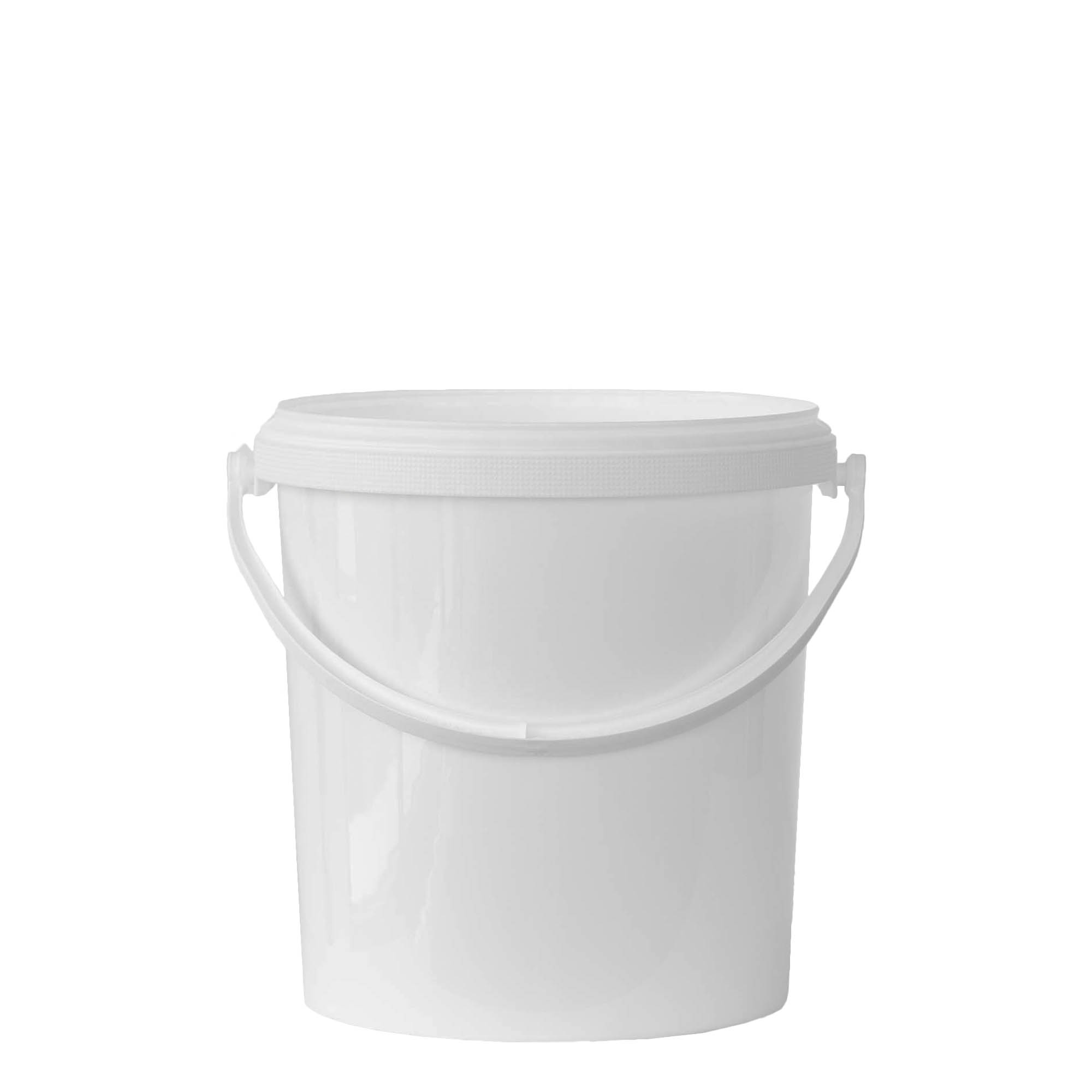 6 l vedro, PP-plastika, belo 6 l vedro, PP-plastika, belo