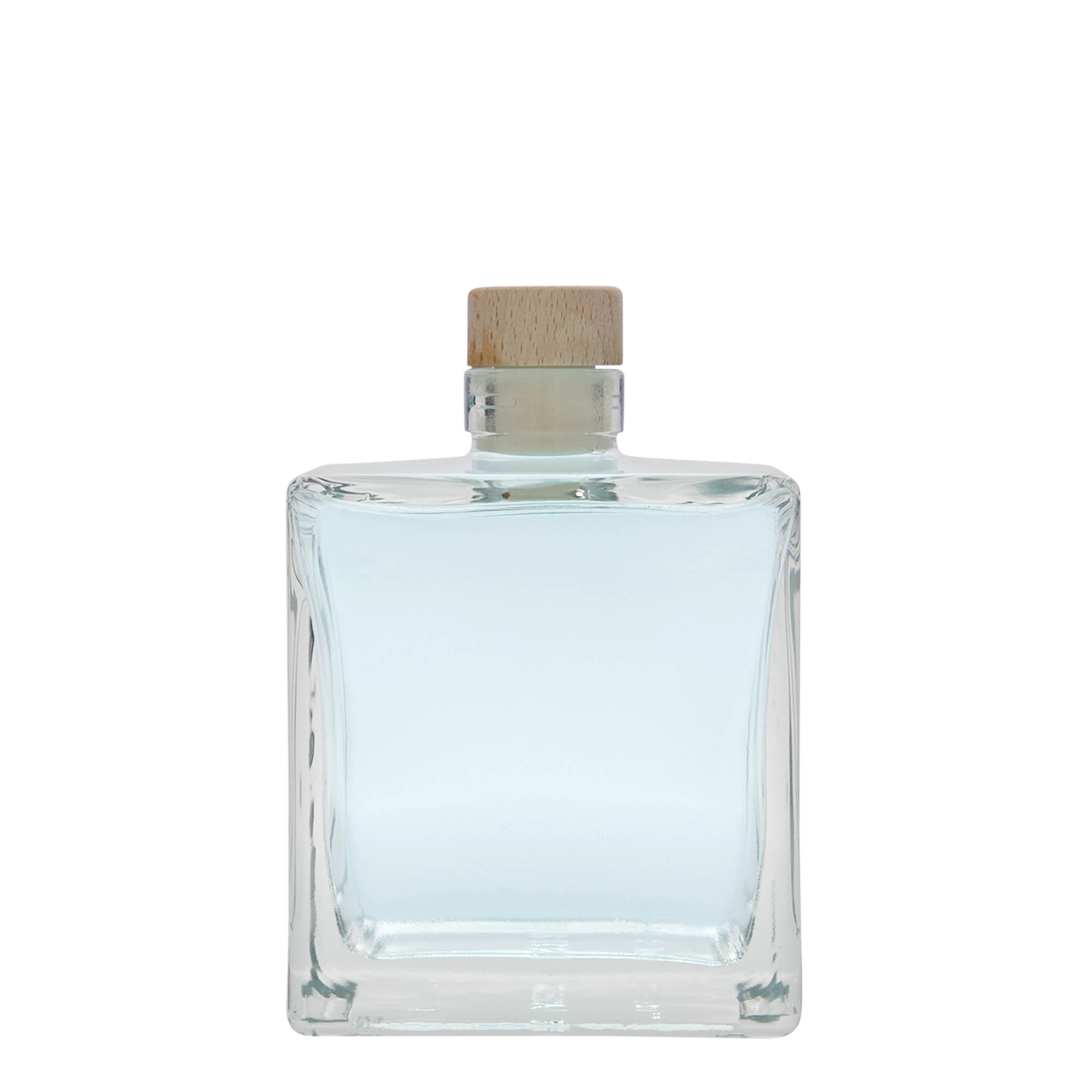 500 ml steklenica 'Cube', kvadratna, odprtina: pluta 500 ml steklenica 'Cube', kvadratna, odprtina: pluta