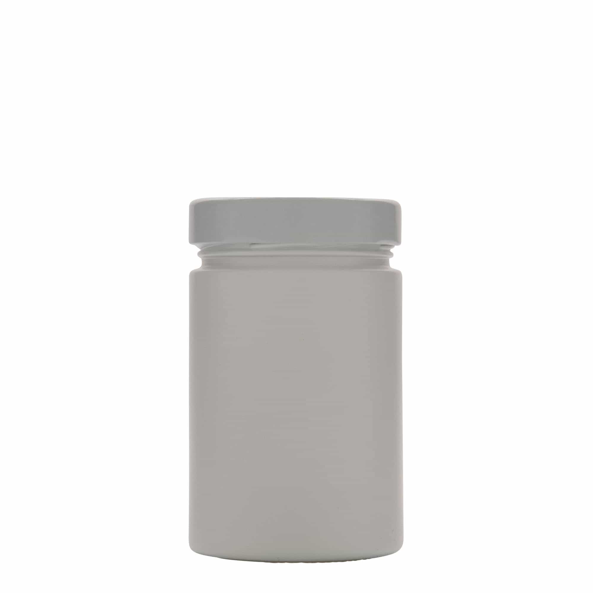 327 ml okrogli kozarec »Aurora«, bela, ustje: Deep-Twist-Off (DTO 66)