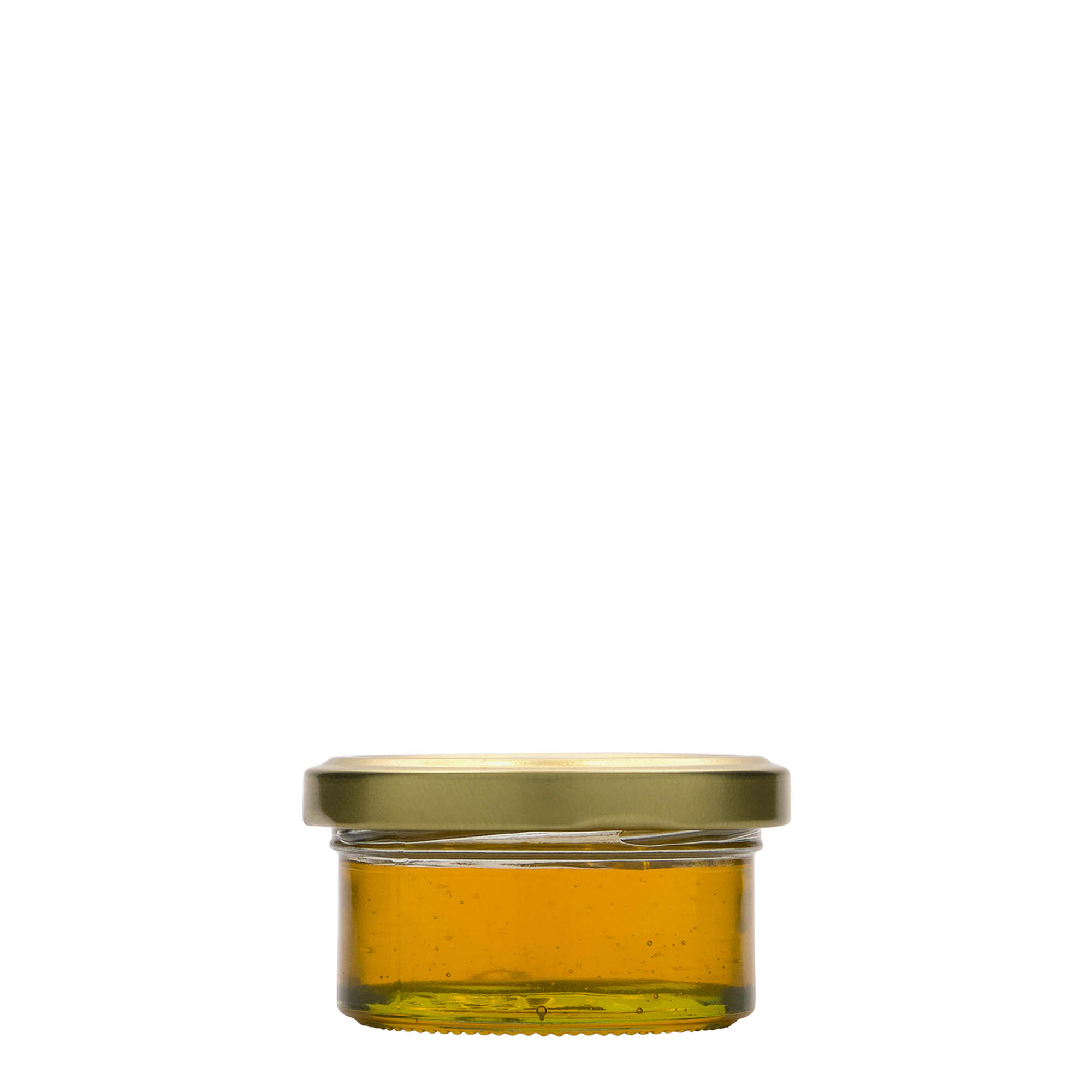 70 ml ploska steklena posoda, odprtina: Twist-Off (TO 66)