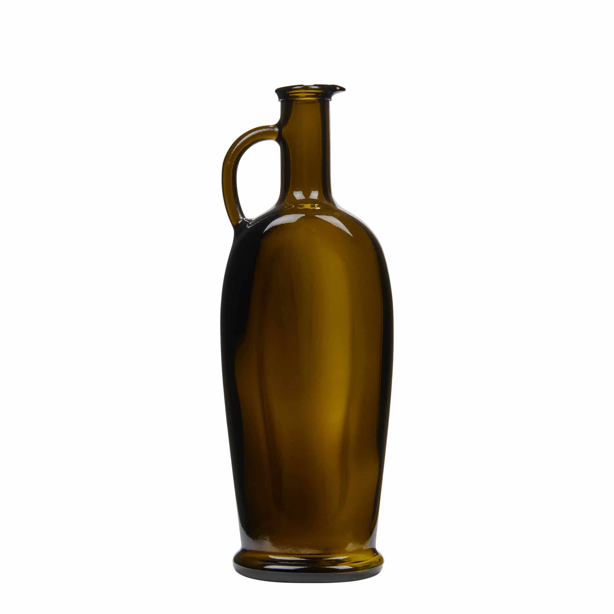 500 ml steklena steklenica »Eleganta«, ovalna, antično zelena, ustje: pluta 500 ml steklena steklenica »Eleganta«, ovalna, antično zelena, ustje: pluta