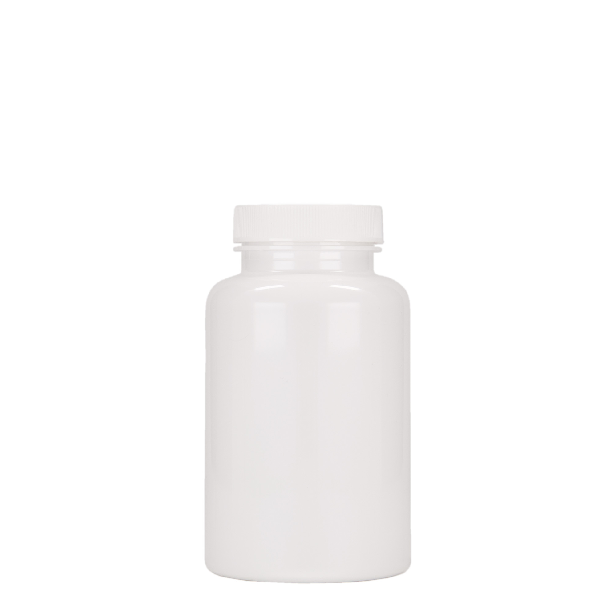 250 ml pakirna posodica PET, plastika, bela, ustje: GPI 45/400