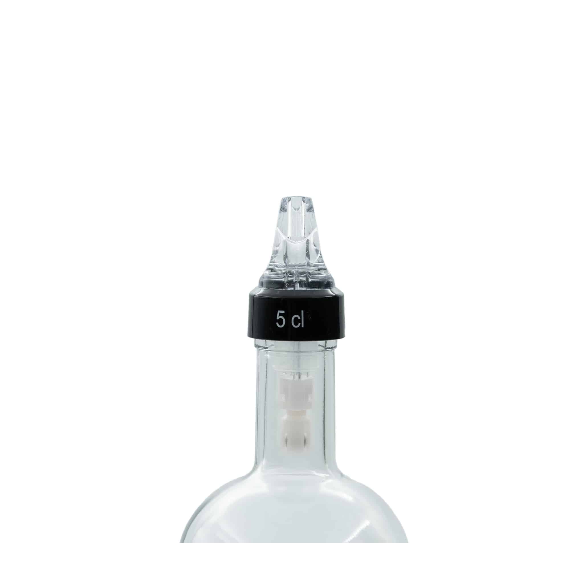 Dozirni izlivnik »Auto Pour« 5 cl, plastika PE, prozorna