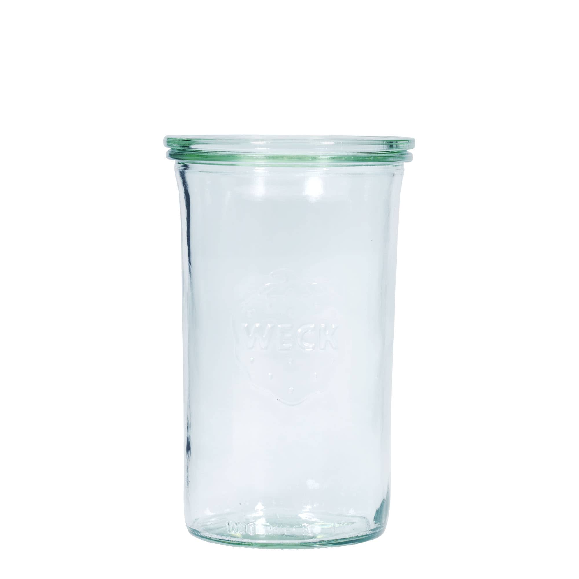1000 ml stekleni kozarec WECK, ustje: Okrogel rob