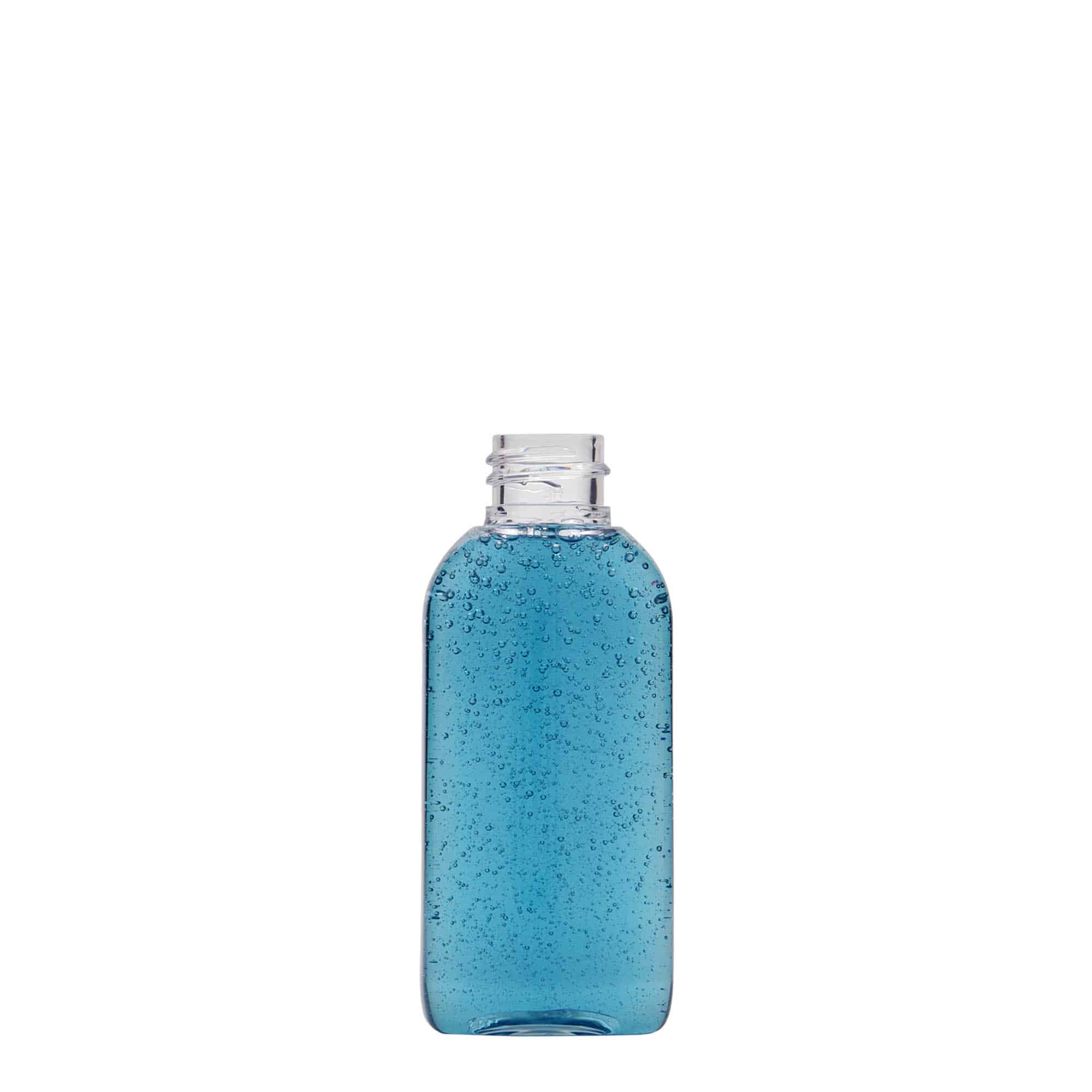 50 ml steklenica iz PET plastike »Iris«, ovalna, plastika, ustje: 24/410