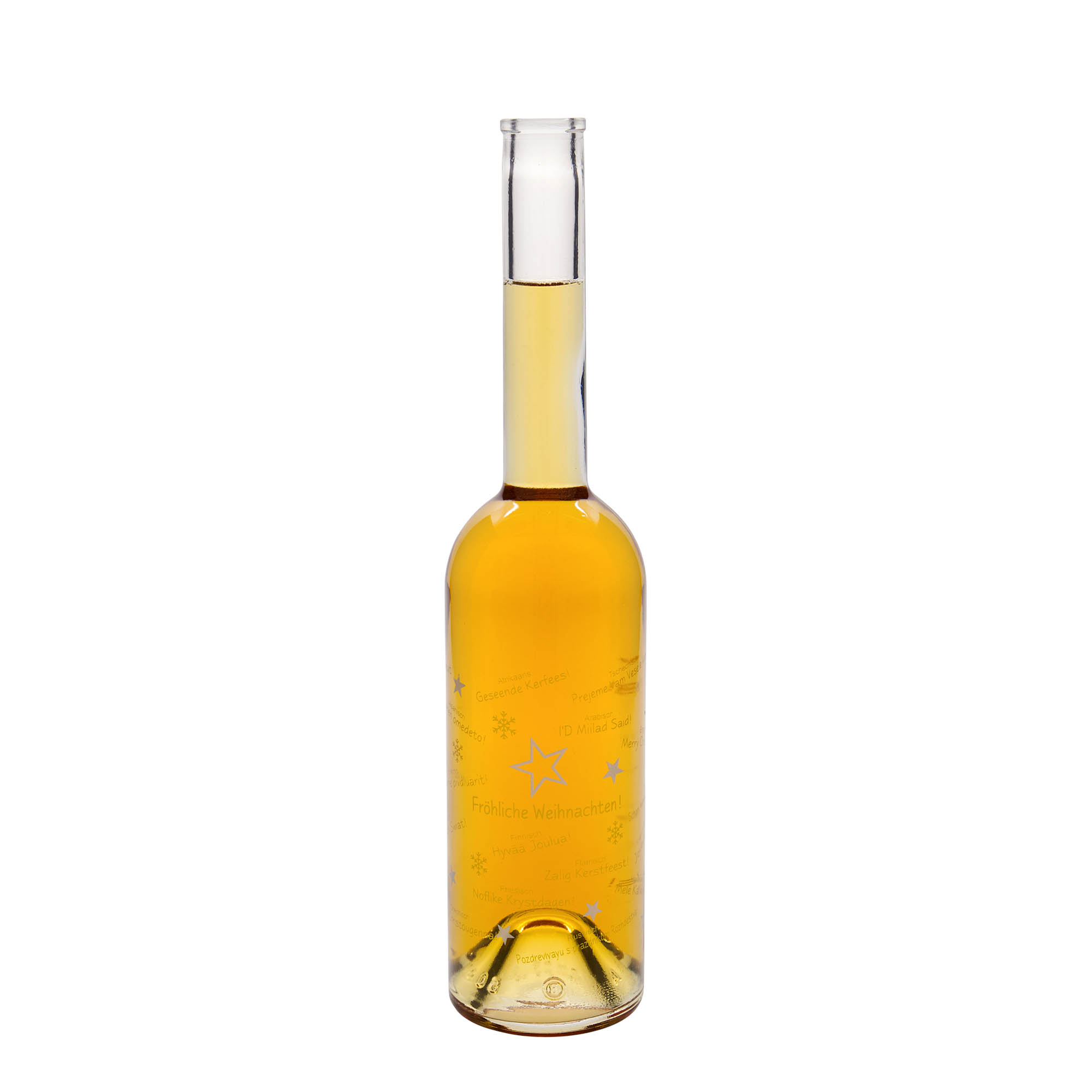500 ml steklenica 'Opera', motiv: Božič po svetu, odprtina: zamašek