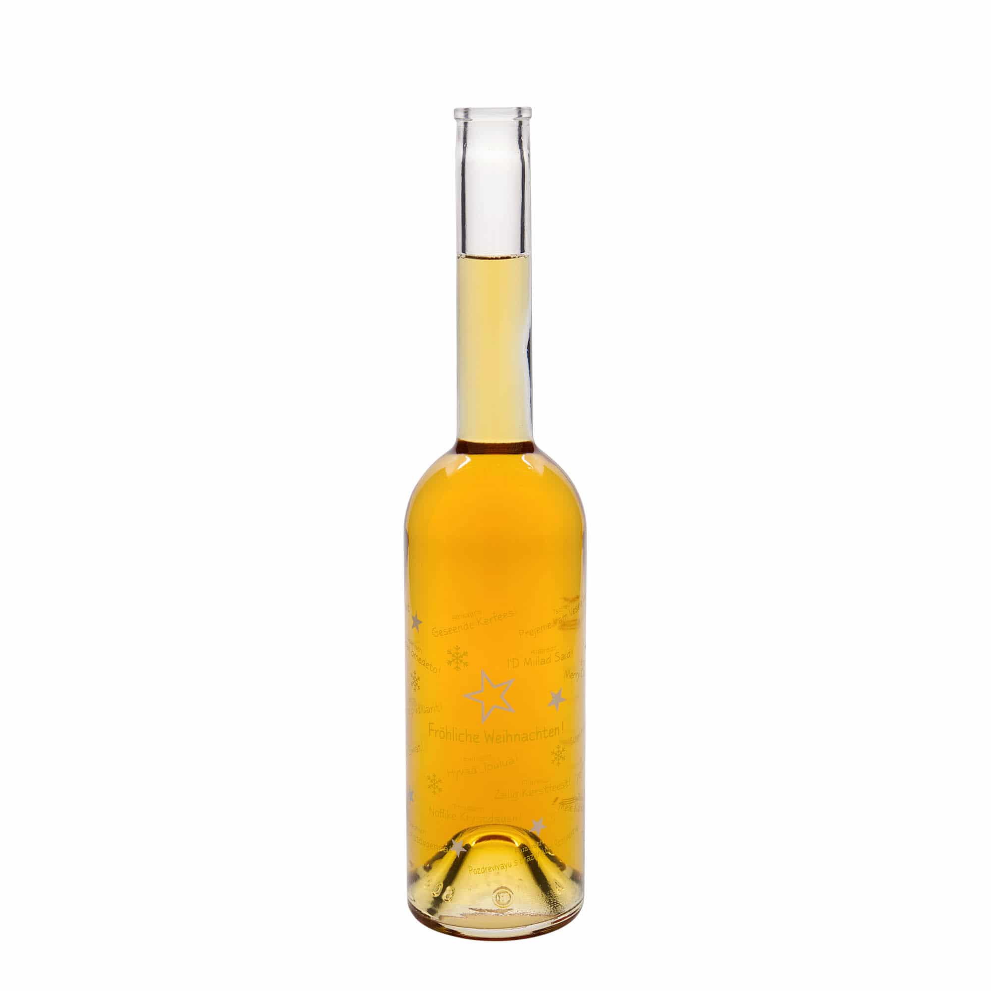 500 ml steklenica 'Opera', motiv: Božič po svetu, odprtina: zamašek