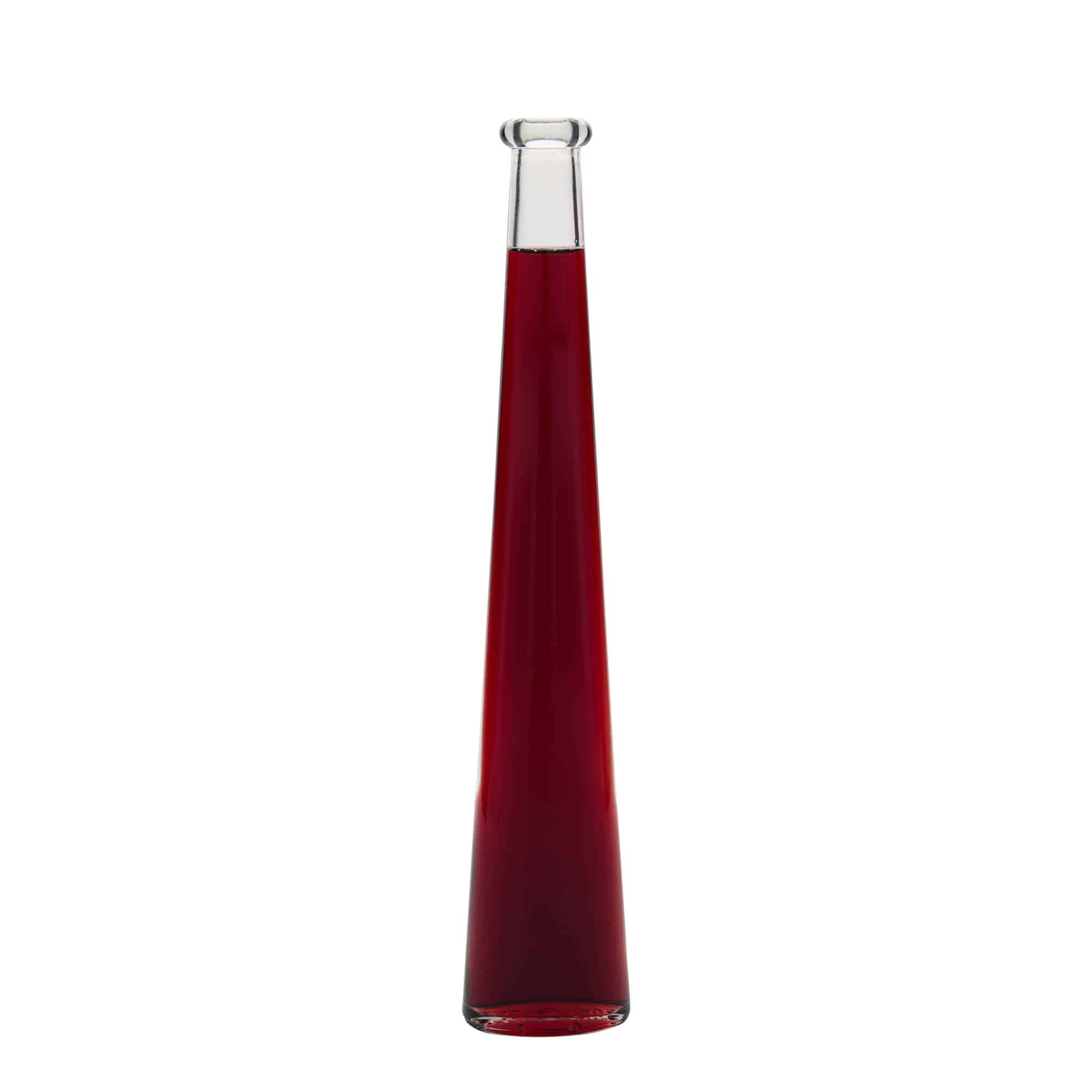 200 ml steklena steklenica »Dama Ovale«, ovalna, ustje: pluta