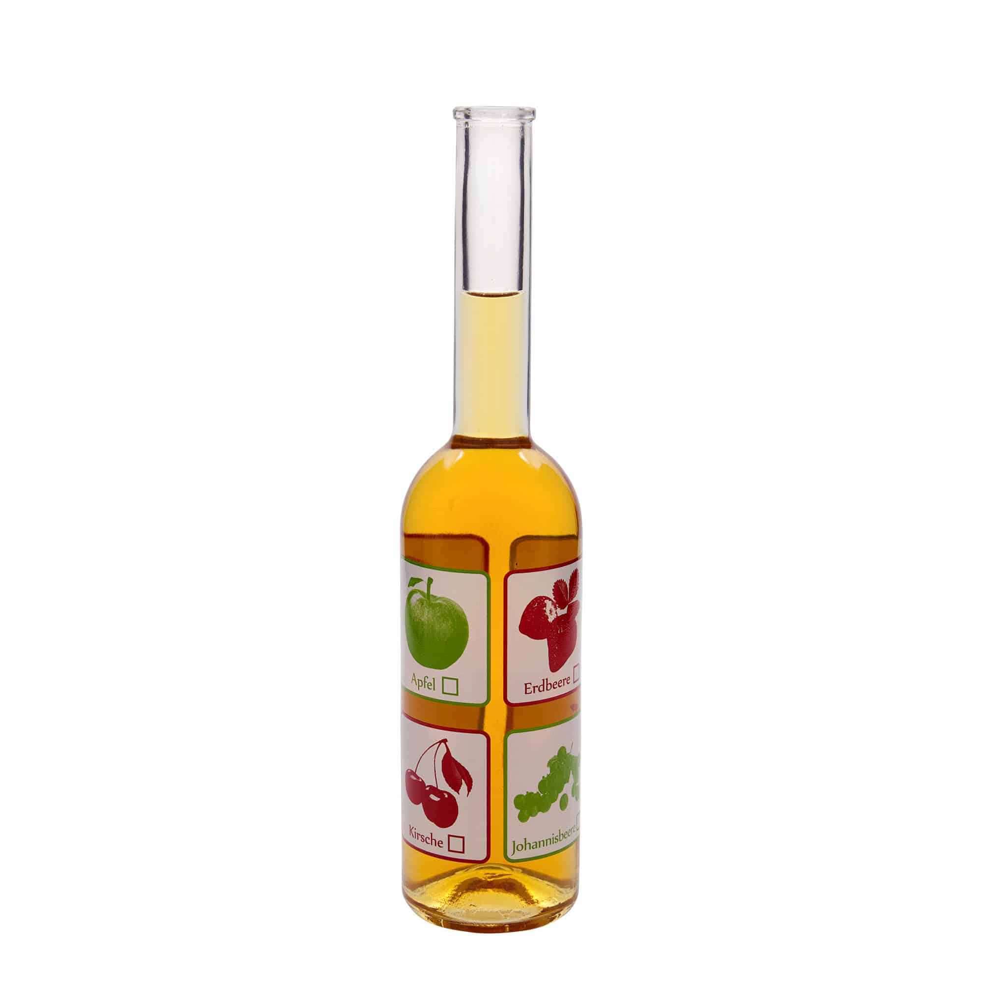 500 ml steklena steklenica »Opera«, motiv: sadež, ustje: pluta