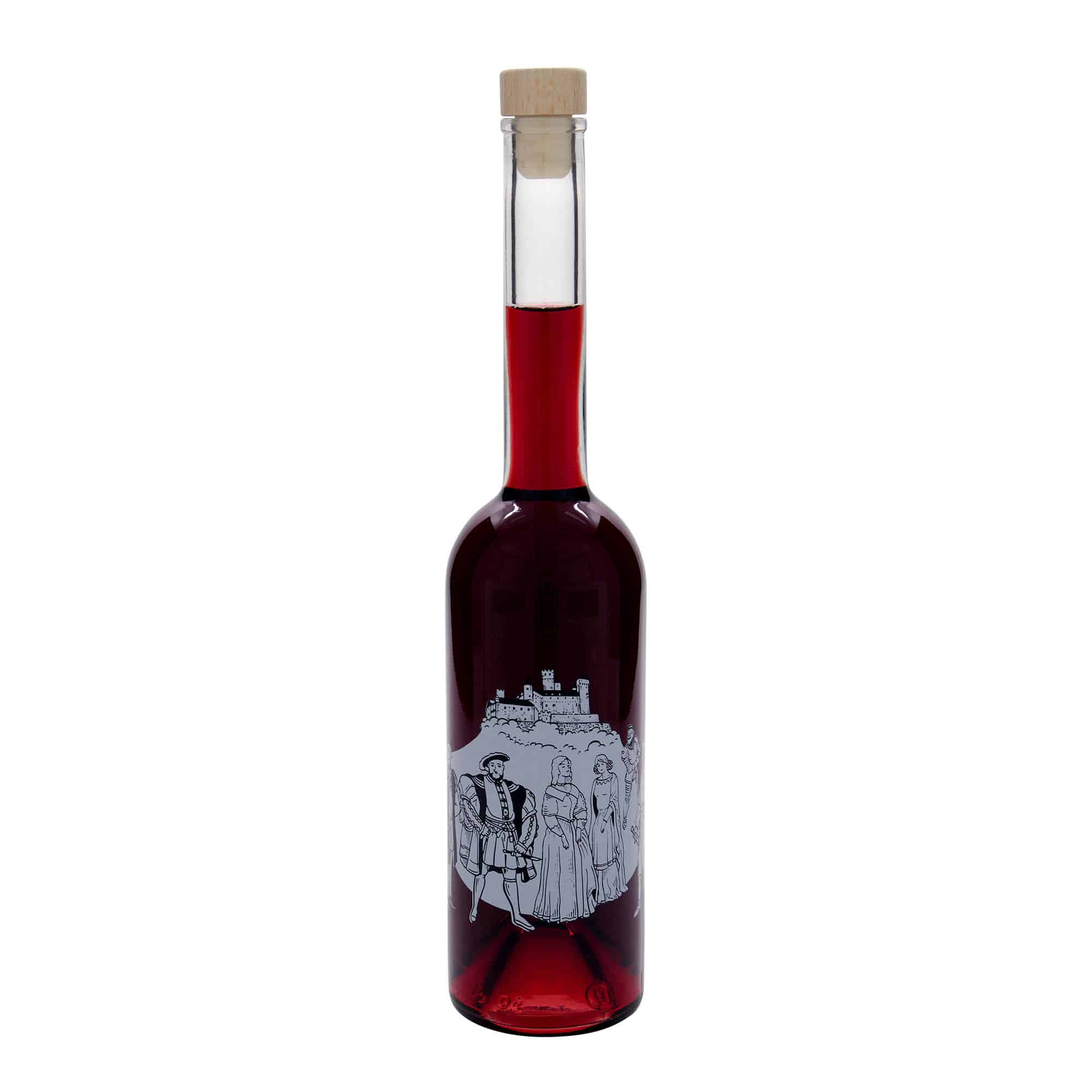 500 ml steklenica 'Opera', motiv: srednji vek, odprtina: pluta