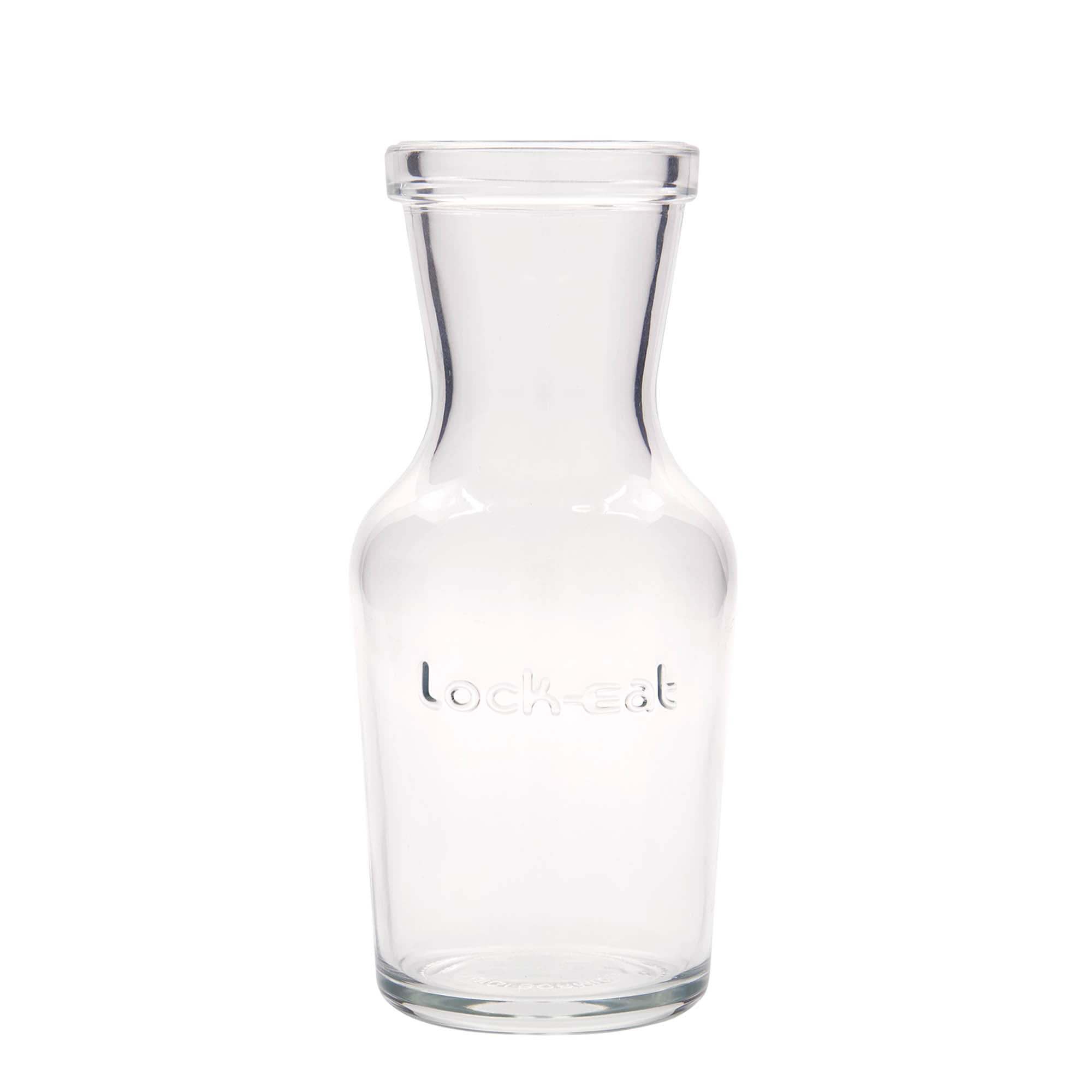 500 ml steklena karafa 'Lock-Eat', odprtina: zapiranje z žično sponko