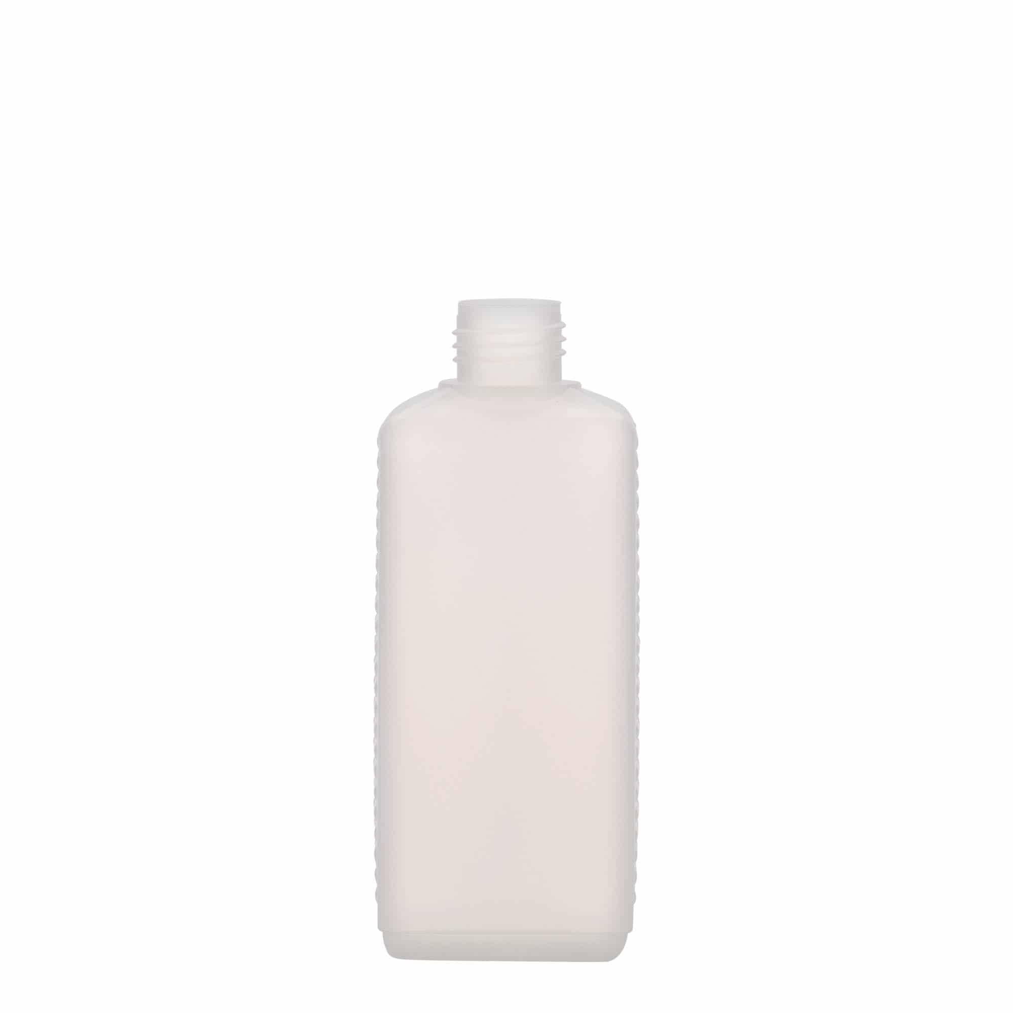 250 ml steklenica kanister, pravokotna, plastika HDPE, naravna, ustje: DIN 25 EPE 250 ml steklenica kanister, pravokotna, plastika HDPE, naravna, ustje: DIN 25 EPE