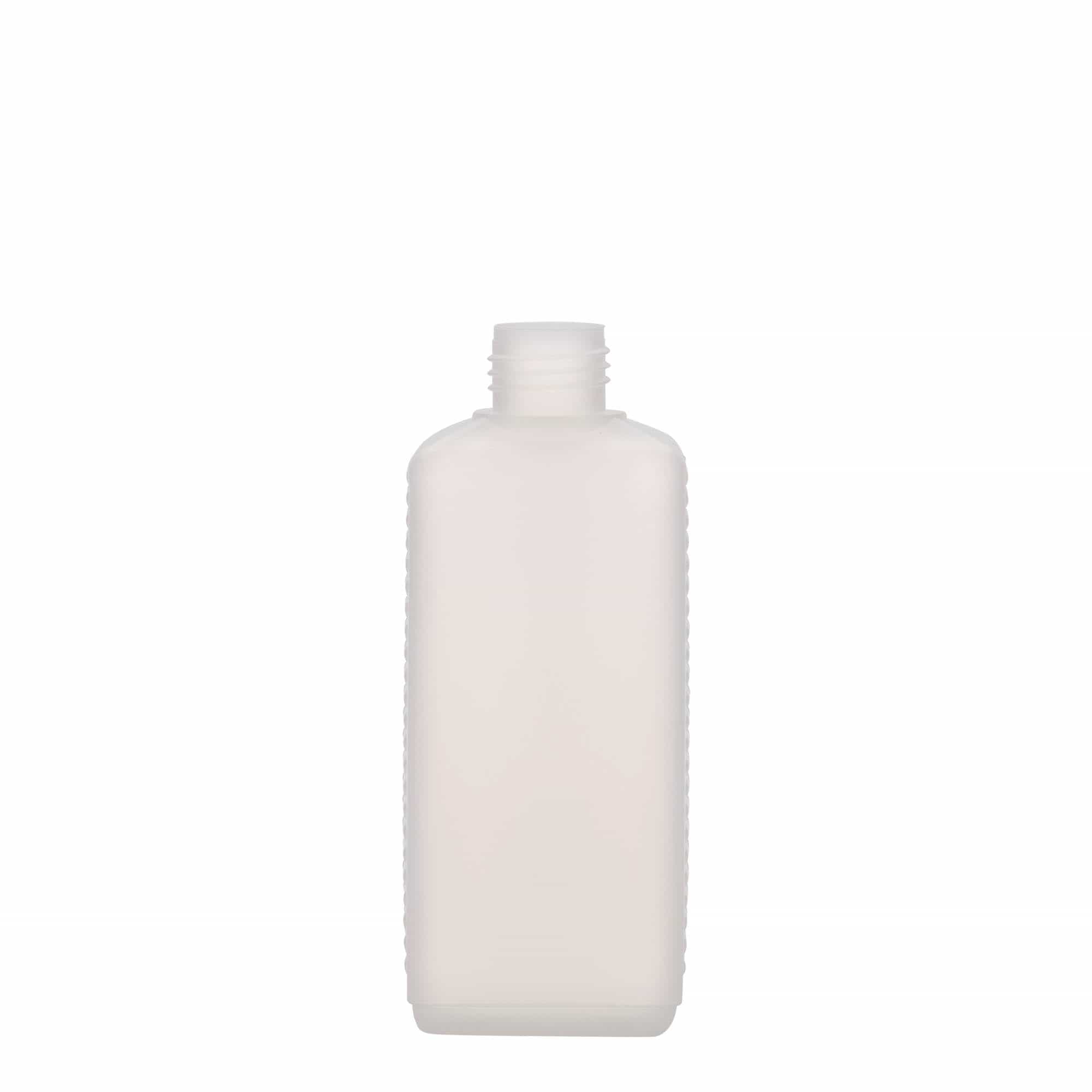 250 ml kanister steklenica, pravokotna, HDPE-plastika, naravna, odprtina: DIN 25 EPE 250 ml kanister steklenica, pravokotna, HDPE-plastika, naravna, odprtina: DIN 25 EPE