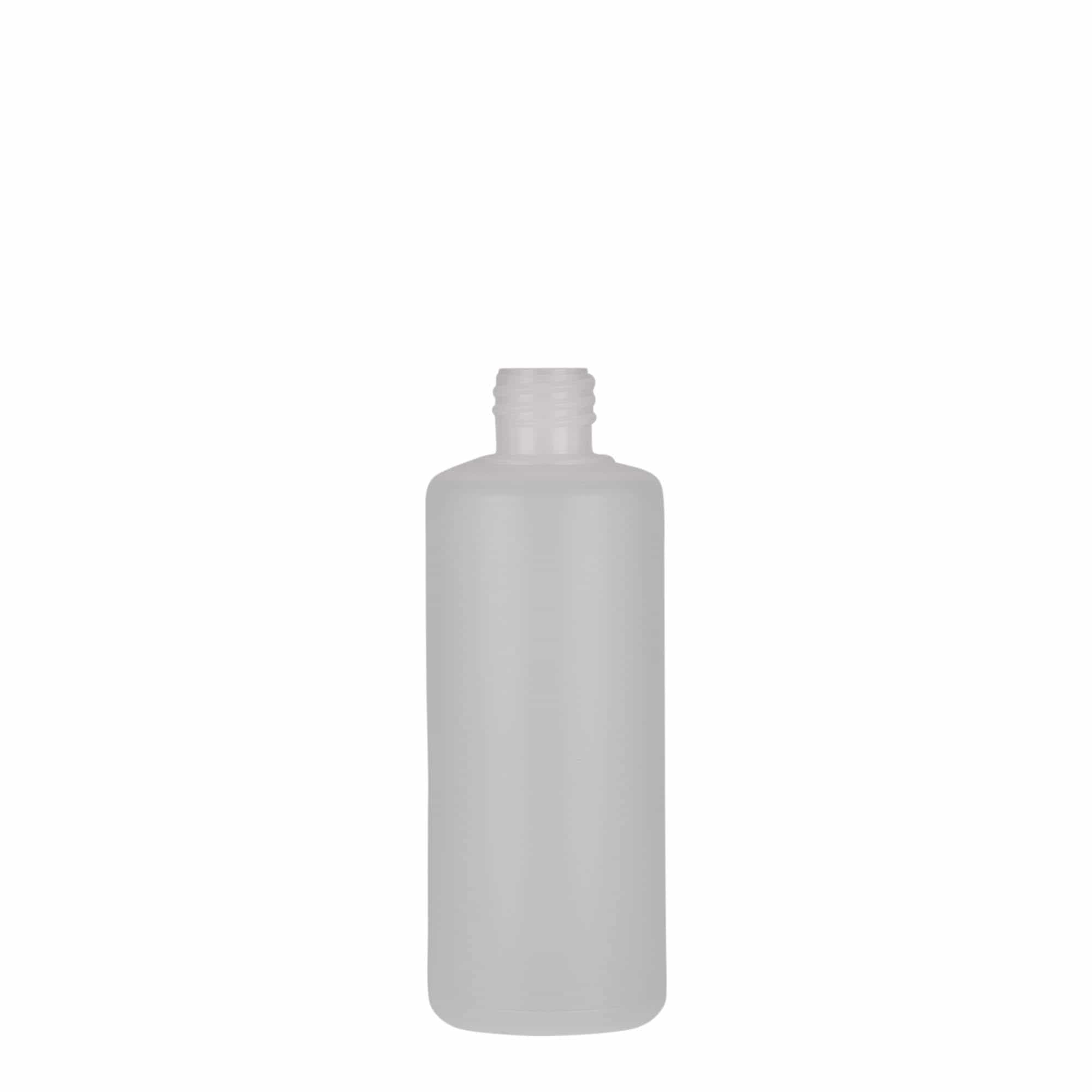 100 ml okrogla steklenica, plastika PE, naravna, ustje: navojni zamašek 100 ml okrogla steklenica, plastika PE, naravna, ustje: navojni zamašek