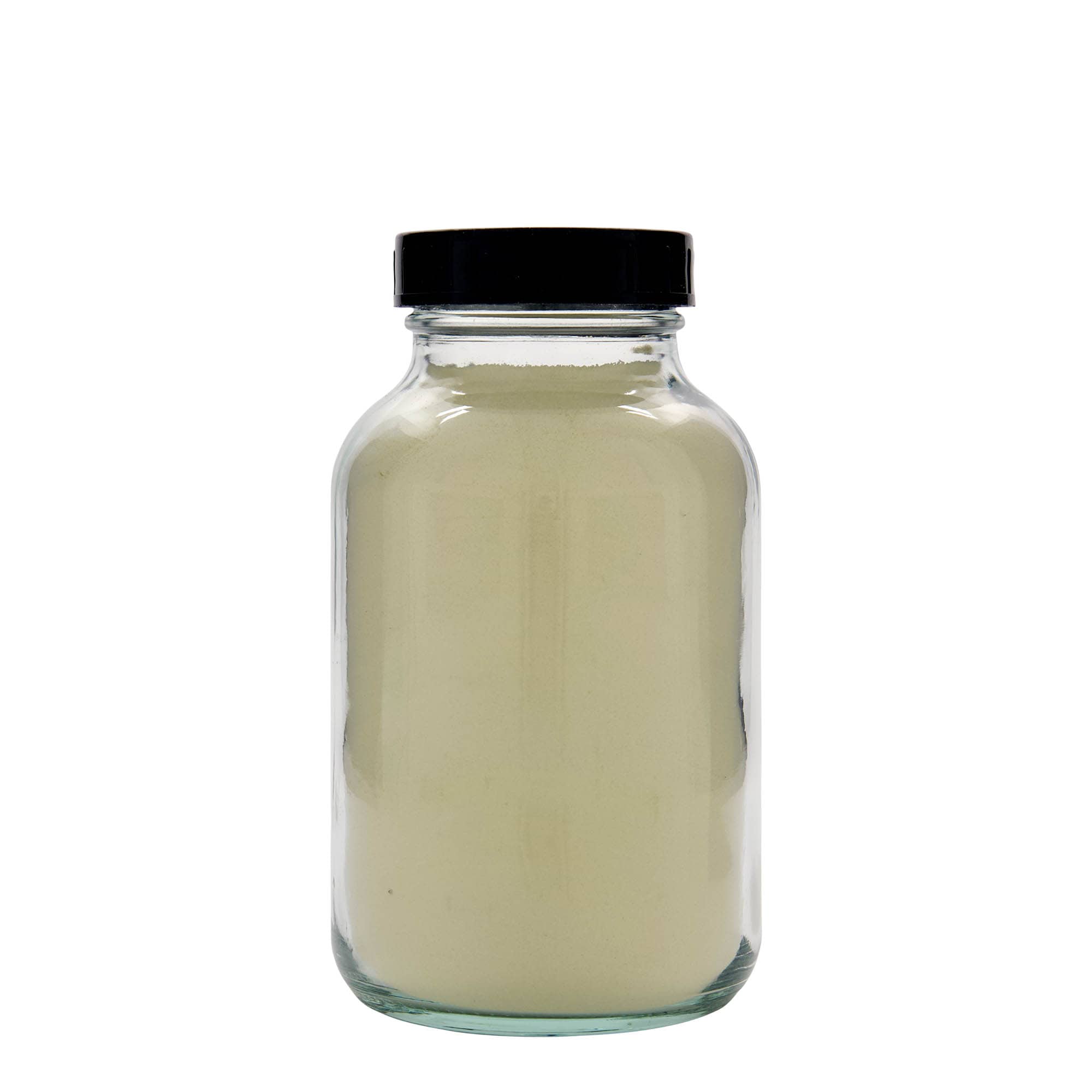 1.000 ml steklen kozarec z širokim vratom, odprtina: DIN 68 1.000 ml steklen kozarec z širokim vratom, odprtina: DIN 68