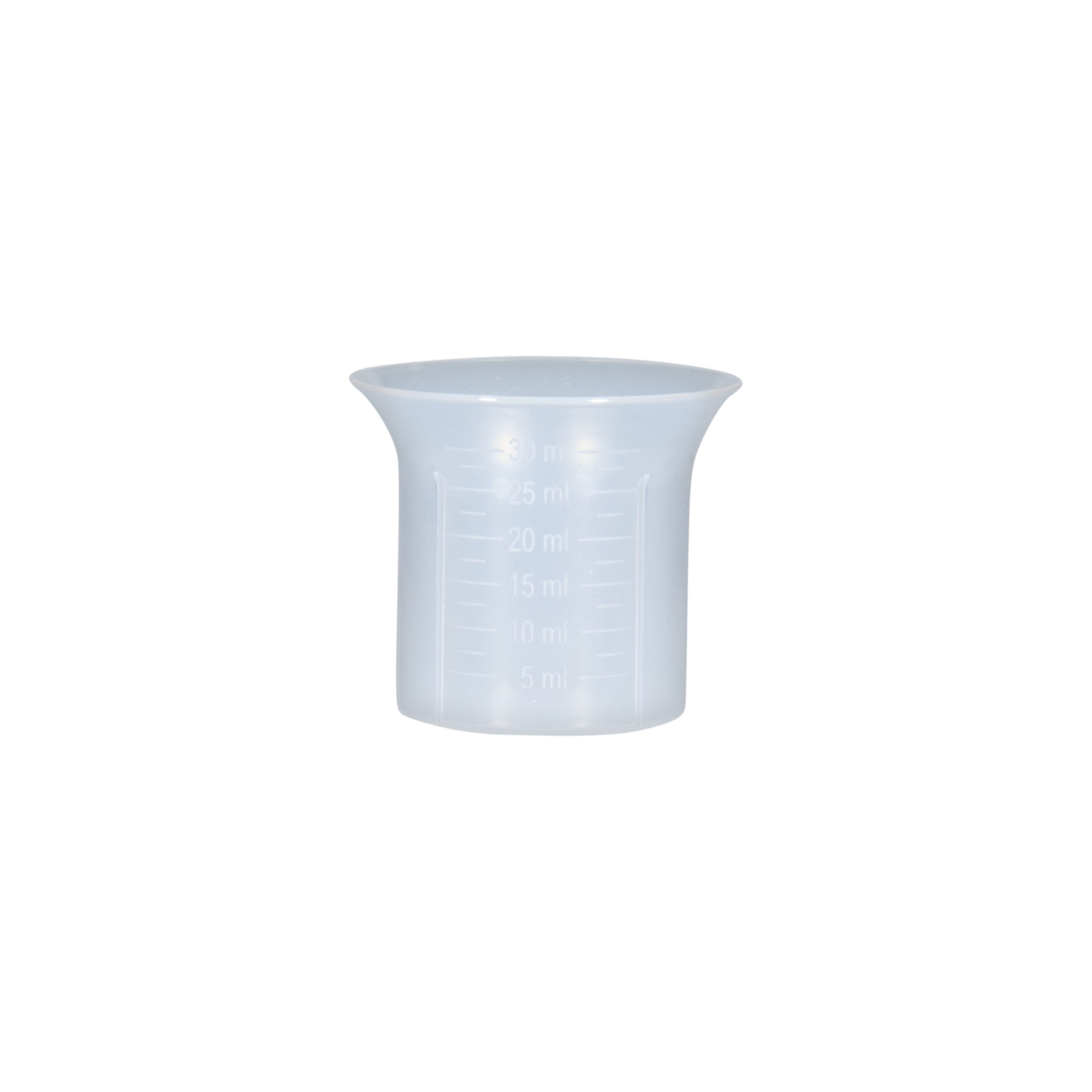 Merilni vrček 5-30 ml, PP-plastika Merilni vrček 5-30 ml, PP-plastika