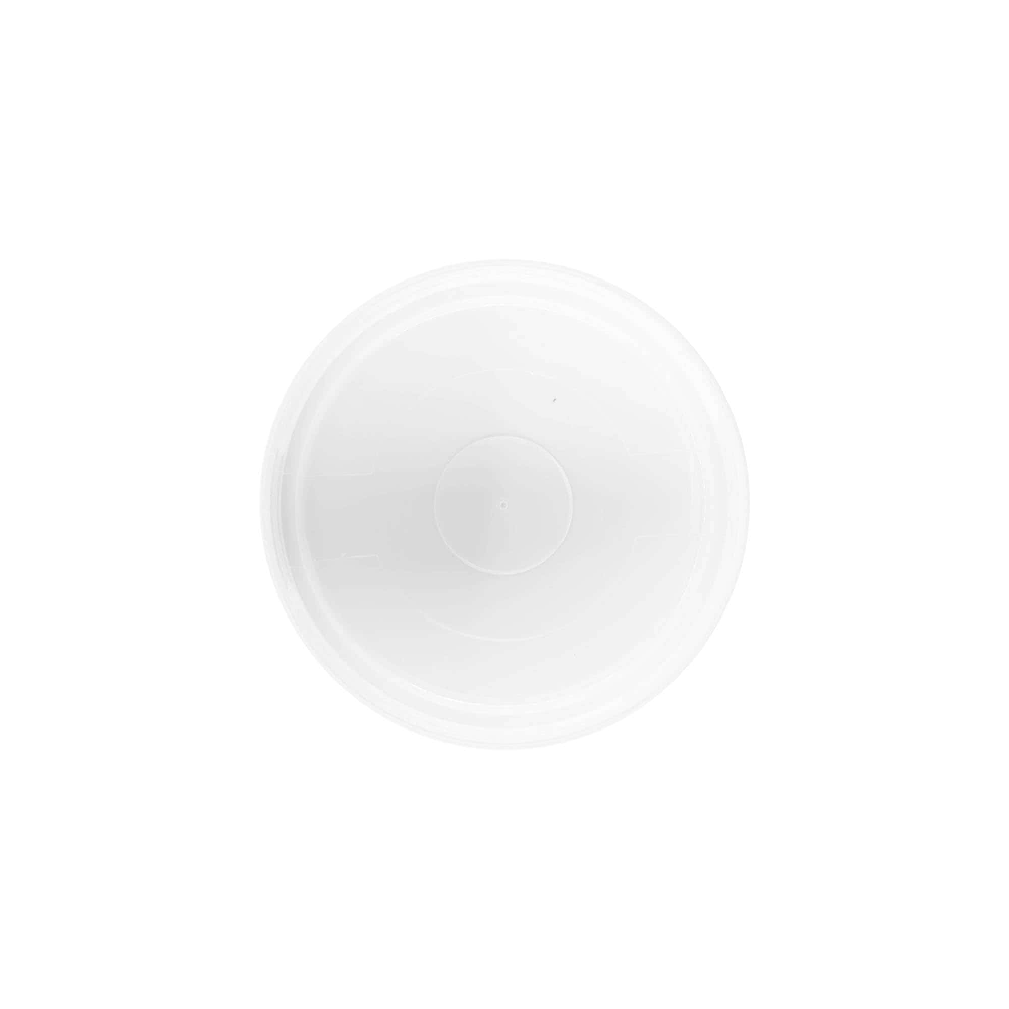 Navojni zamašek za 150 ml »Bianca«, plastika PP, bela