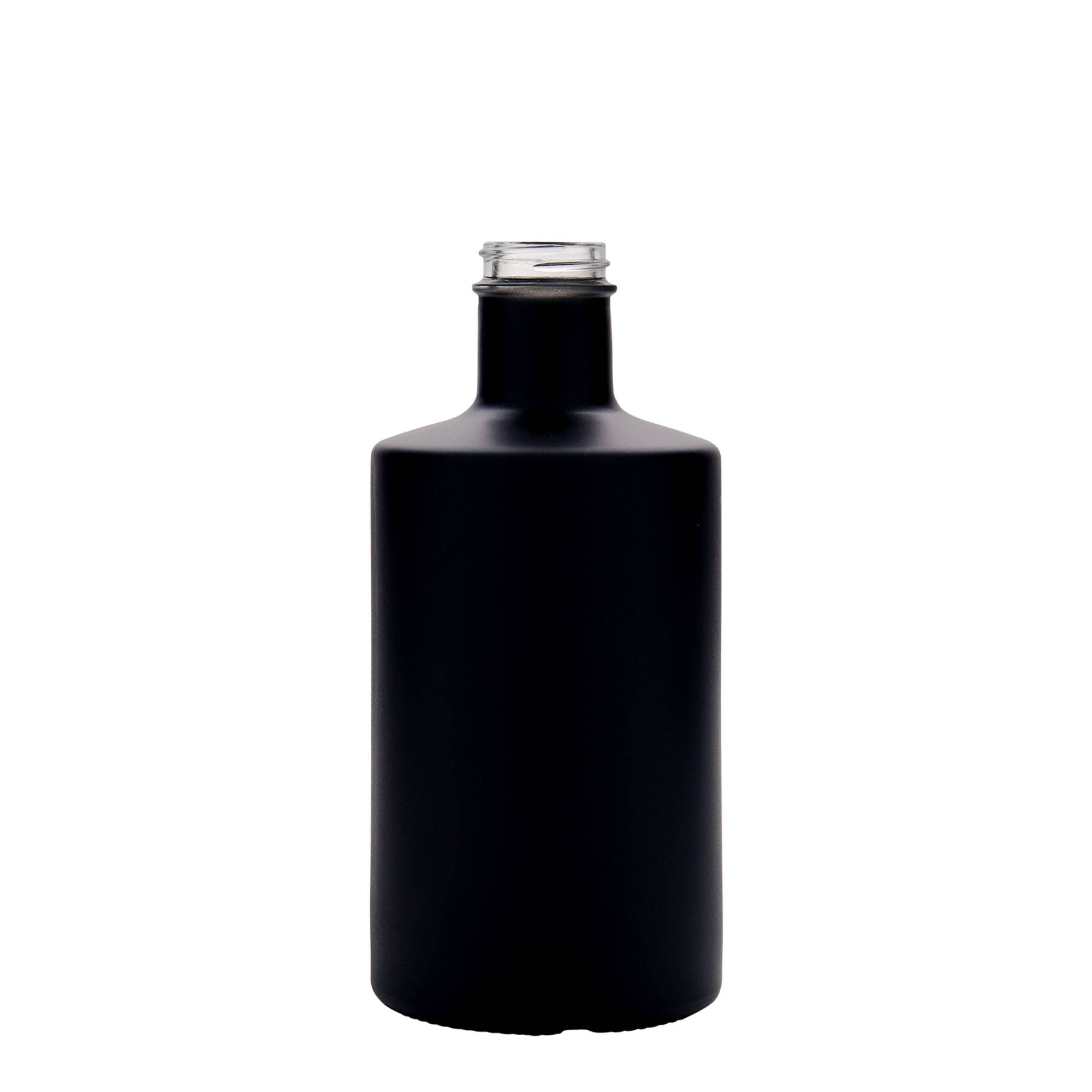 500 ml steklena steklenica »Caroline«, črna, ustje: GPI 33 500 ml steklena steklenica »Caroline«, črna, ustje: GPI 33