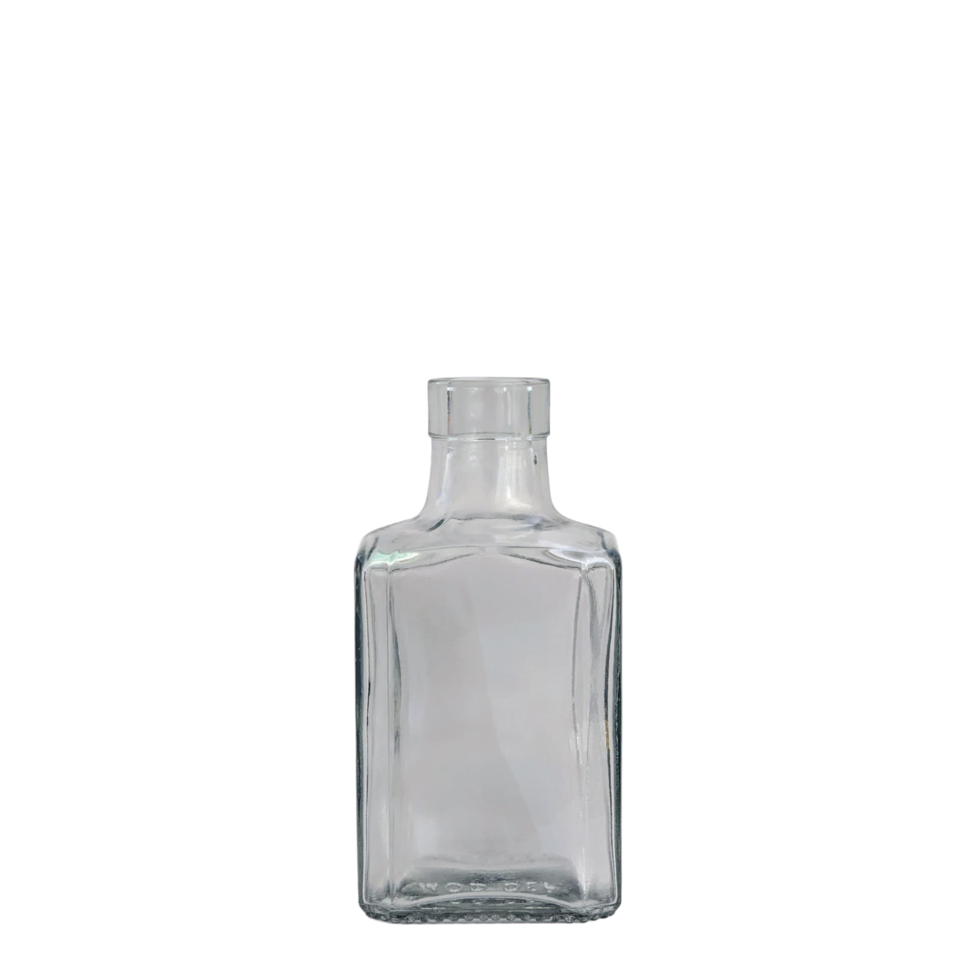 250 ml steklenica 'Decanter Quadro Oberband', kvadratna, odprtina: zamašek 250 ml steklenica 'Decanter Quadro Oberband', kvadratna, odprtina: zamašek