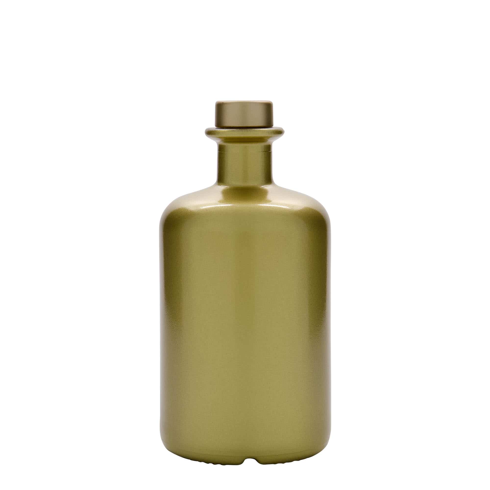 500 ml lekarniška steklenica, zlata, ustje: pluta