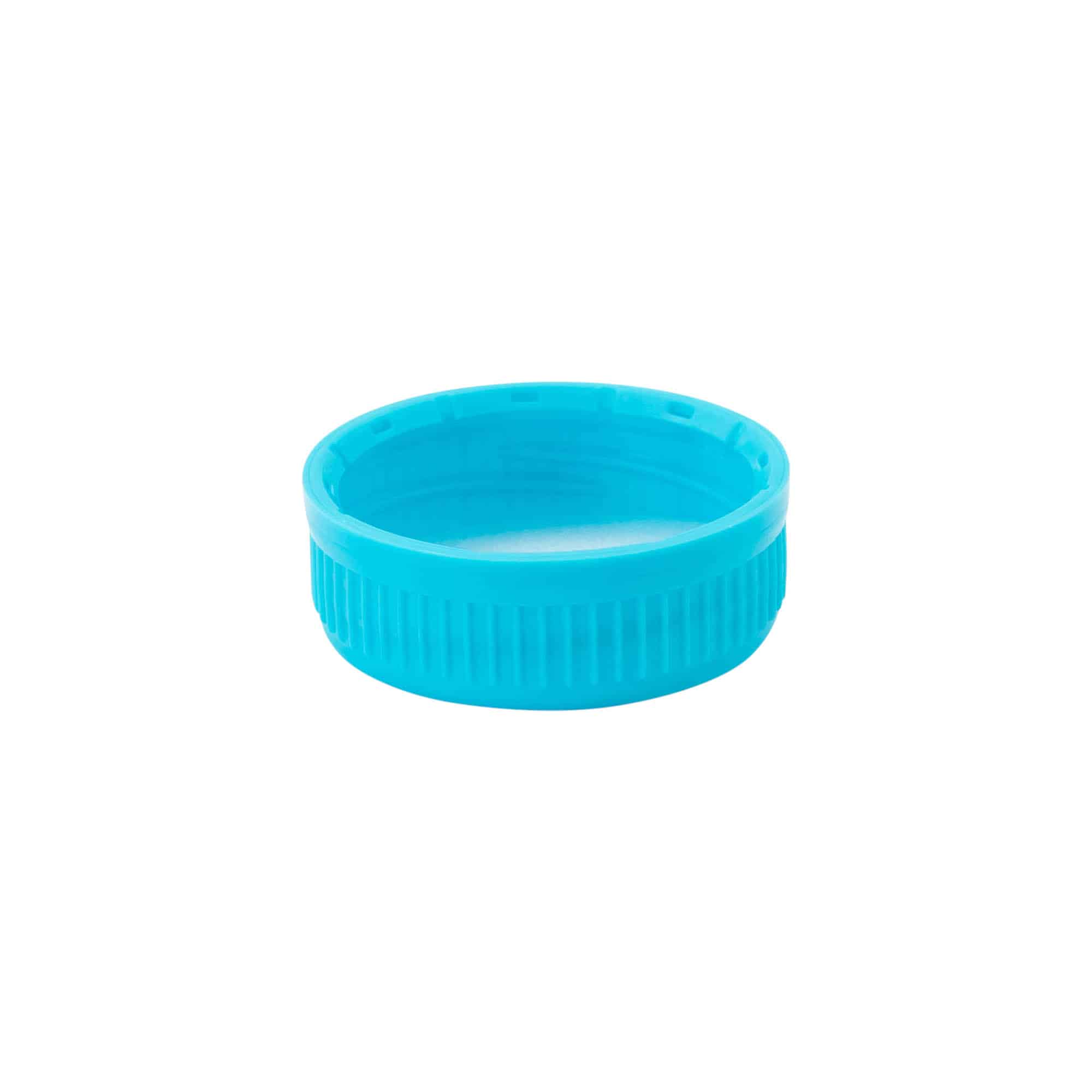 Vijak-zapiralo 40 mm, PE-plastika, svetlo modra