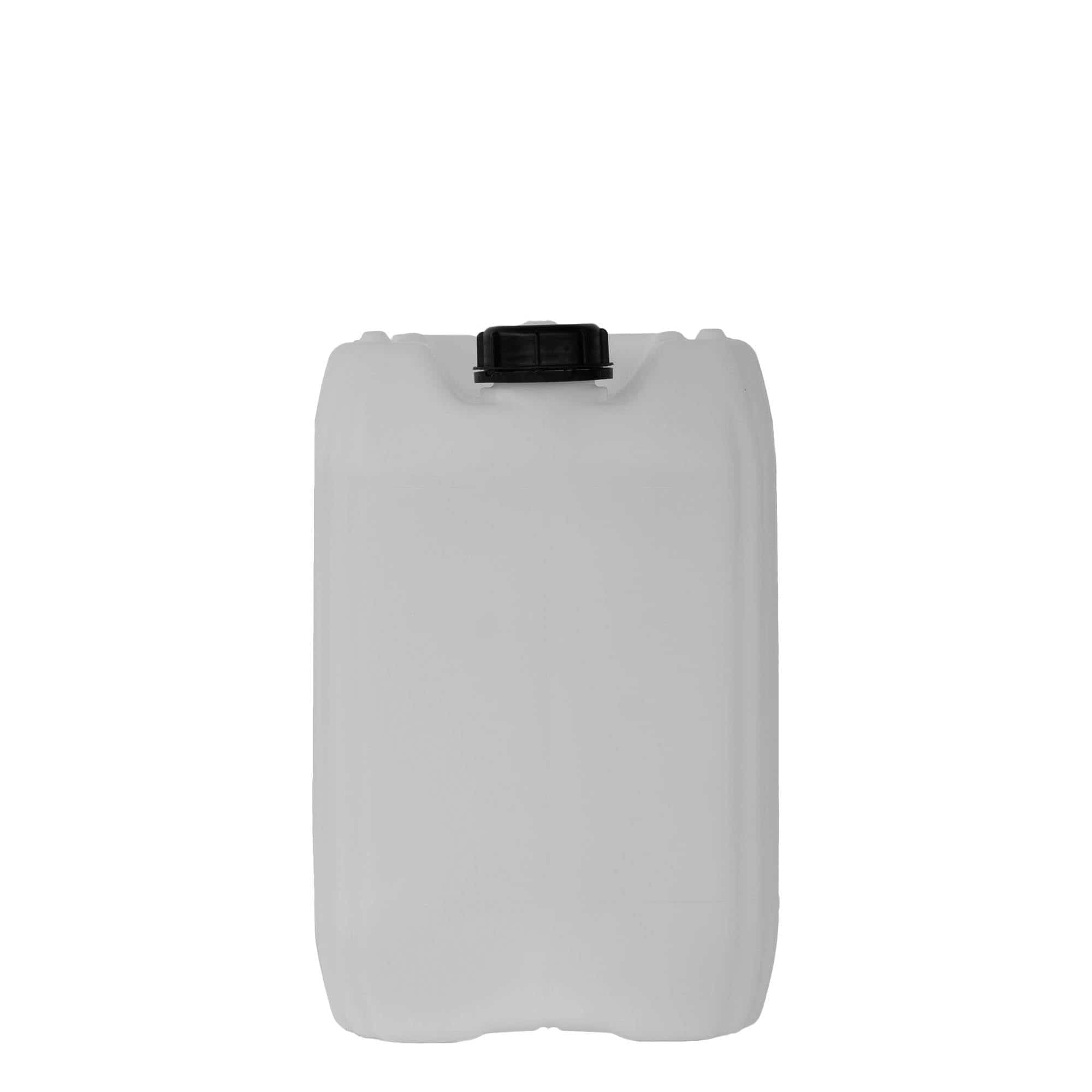20 l kanister, pravokotni, plastika HDPE, naravna, ustje: ND 60