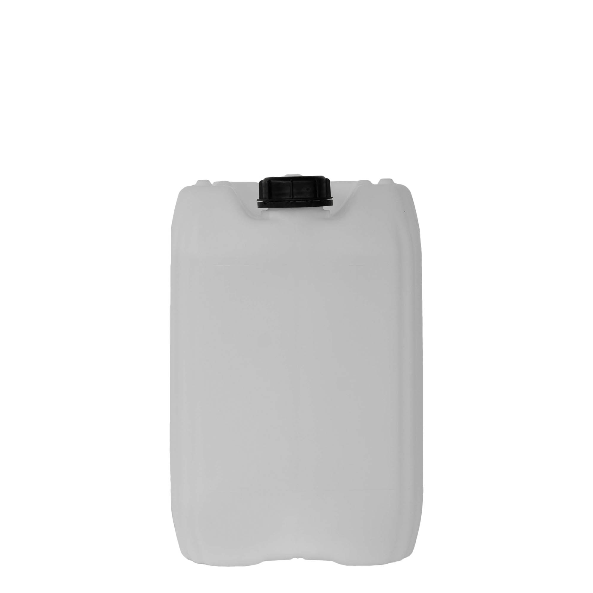 20 l kanister, pravokoten, HDPE-plastika, naraven, odprtina: ND 60