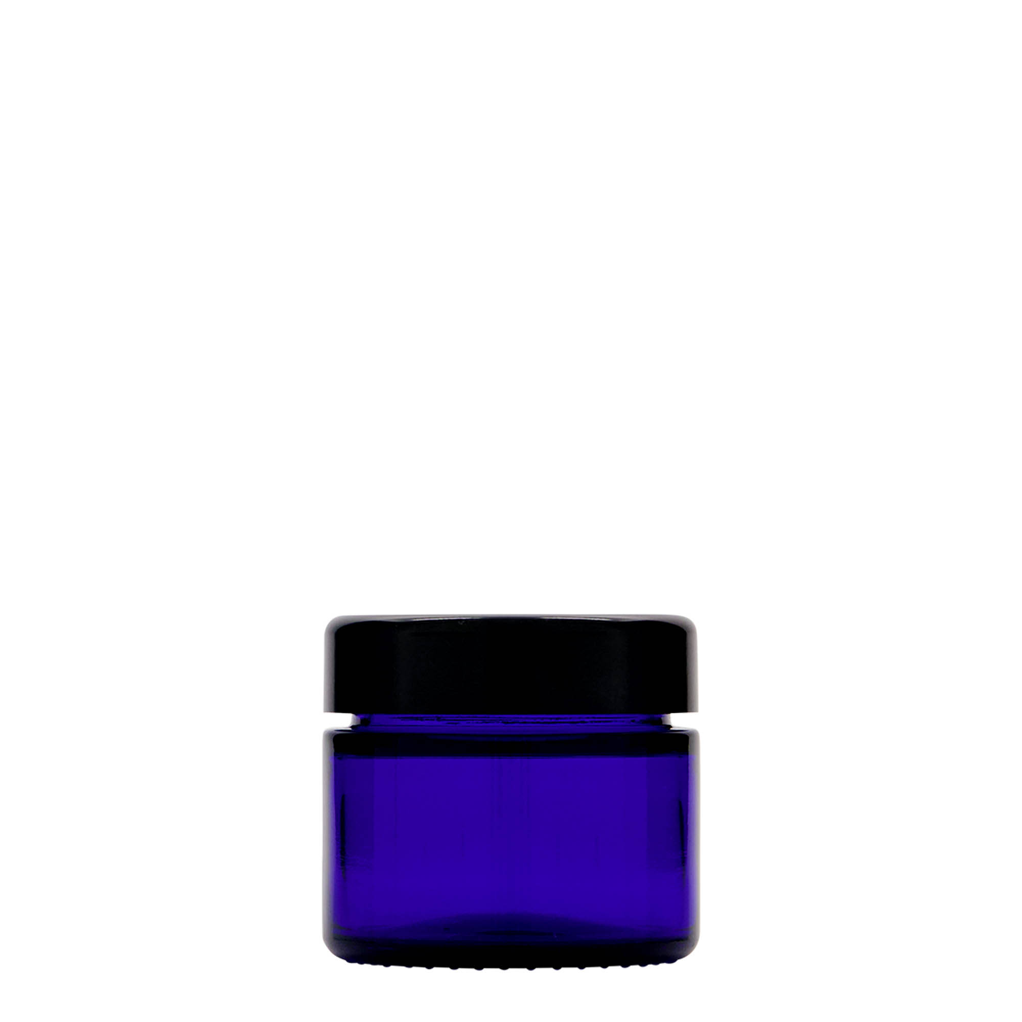 50 ml lonček 'Blue Edition', steklo, kraljevsko modra, odprtina: navojni pokrov 50 ml lonček 'Blue Edition', steklo, kraljevsko modra, odprtina: navojni pokrov