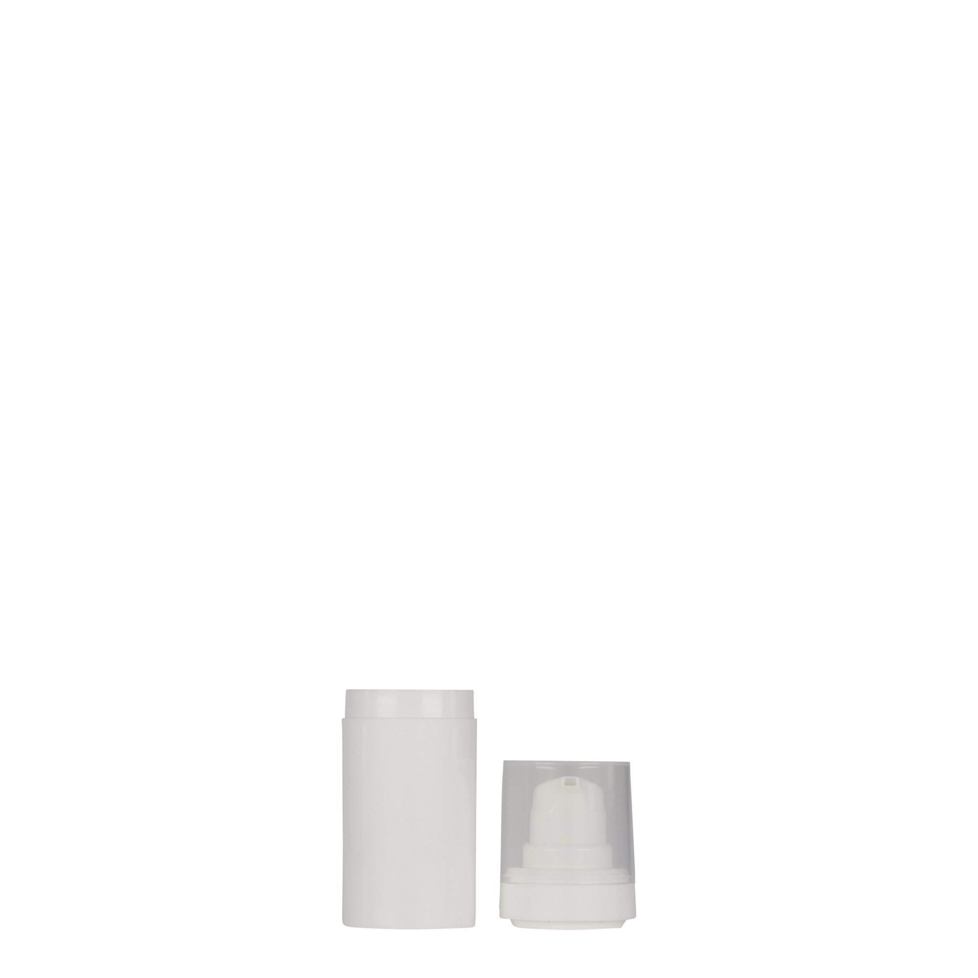 15 ml Airless dozirnik 'Micro', PP-plastika, bela