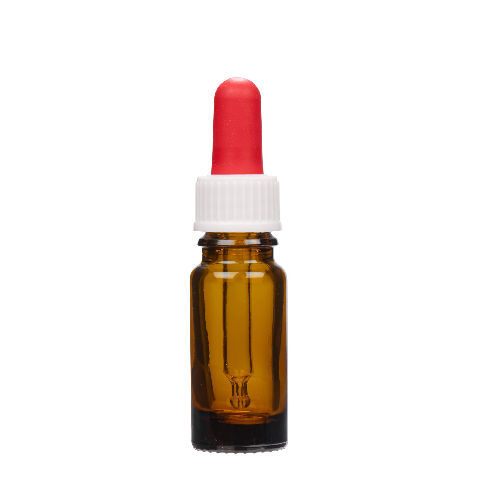 10 ml kapalka steklenička, medicinska, steklo, rjava, odprtina: DIN 18