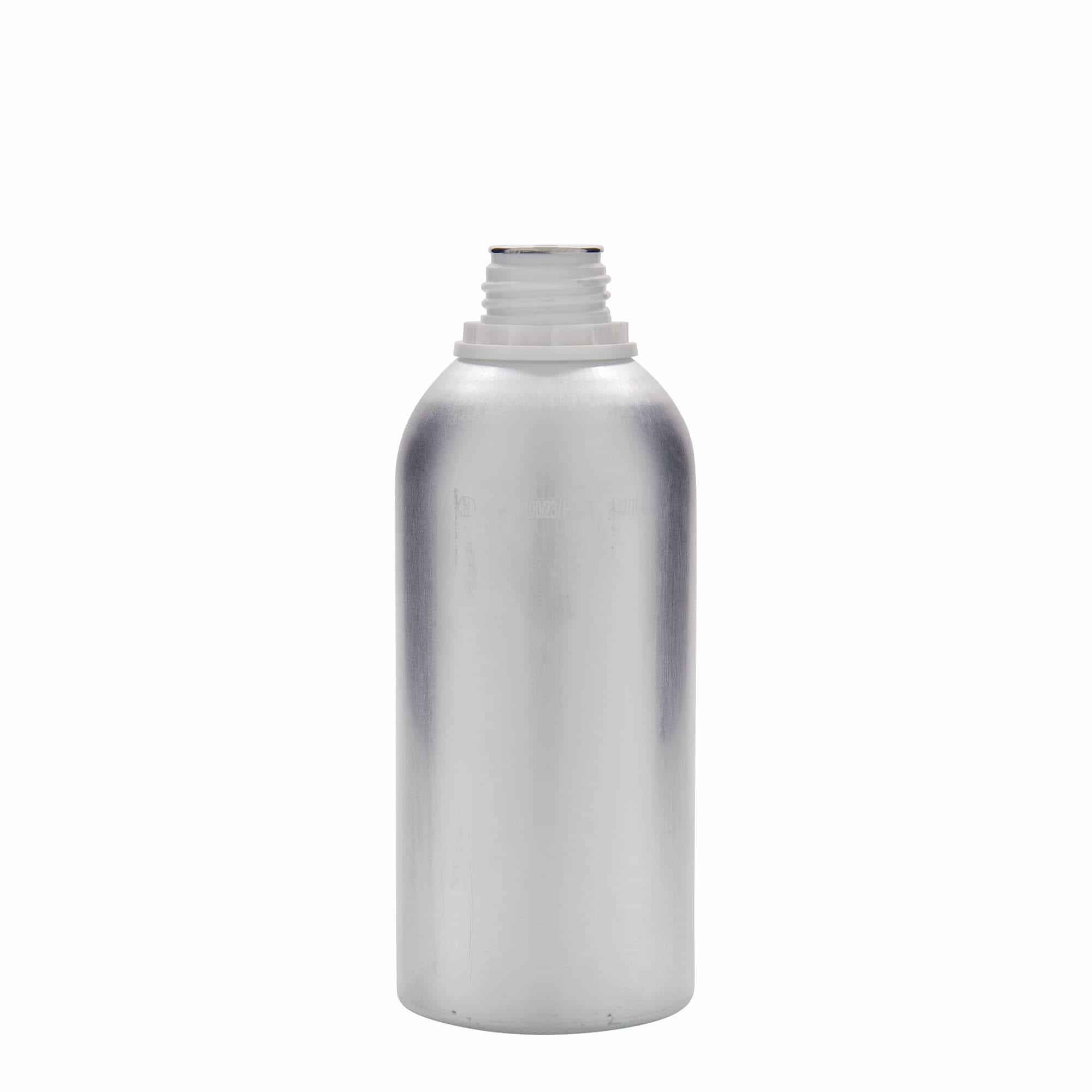 625 ml aluminijasta steklenica, kovinska, srebrna, ustje: DIN 32 625 ml aluminijasta steklenica, kovinska, srebrna, ustje: DIN 32