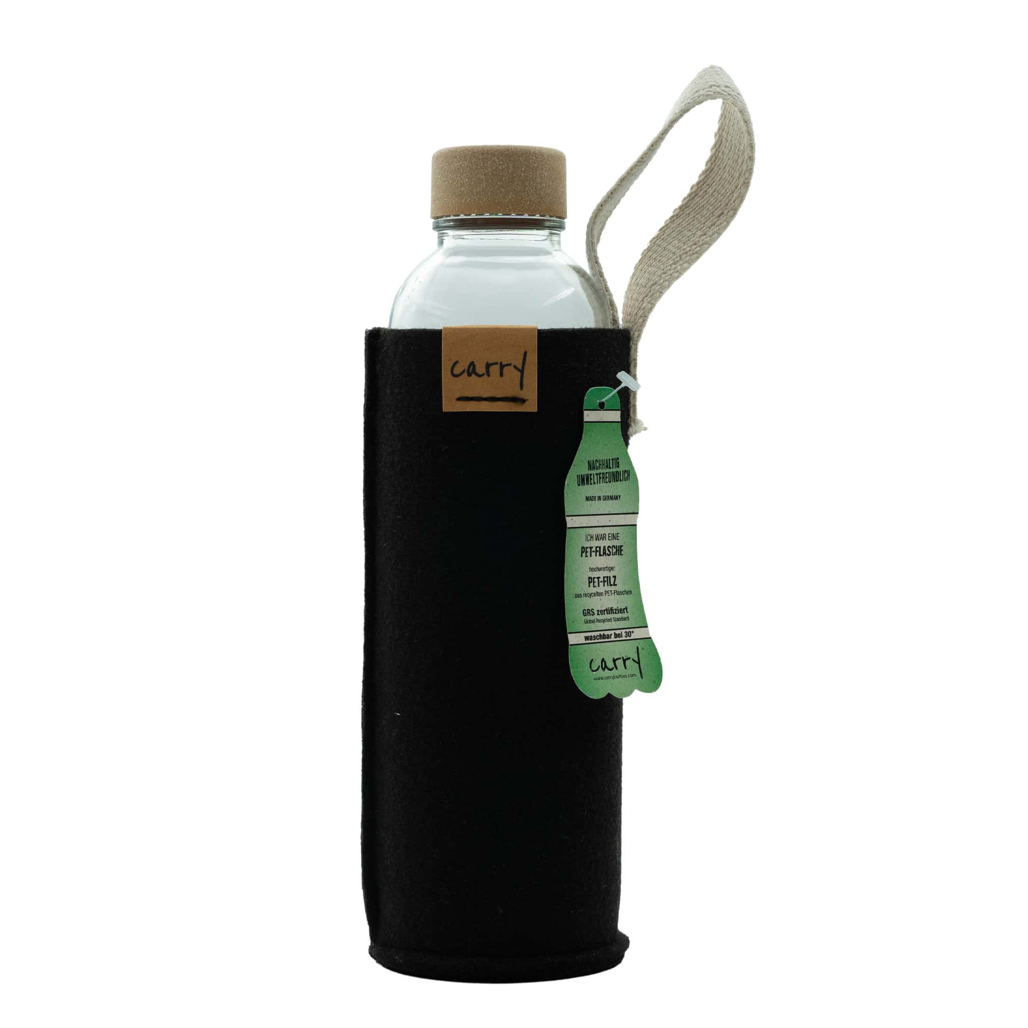 CARRY Sleeve, tekstil, črna