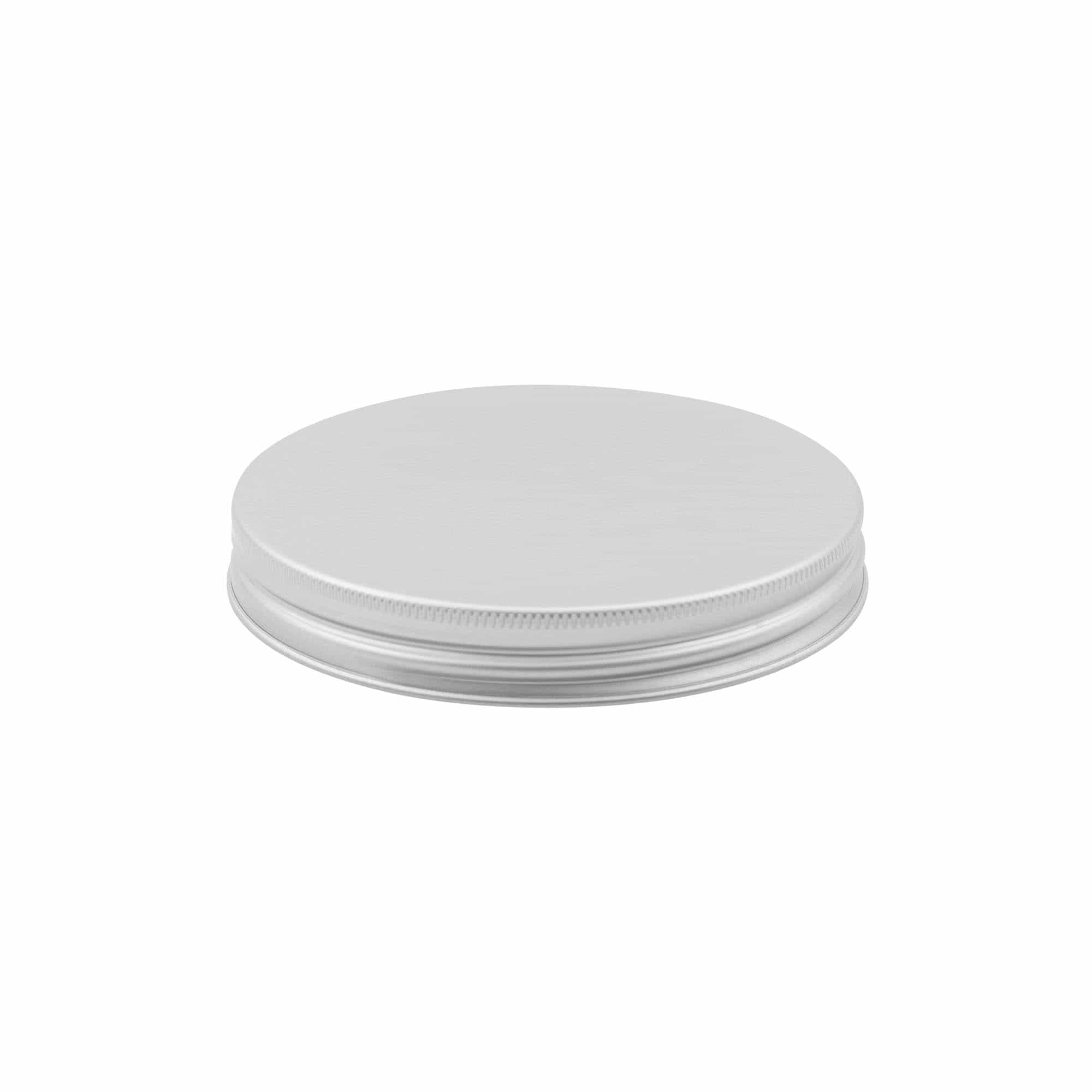 Vijčni pokrovček, aluminij, srebrne barve, za odprtino: 100/400