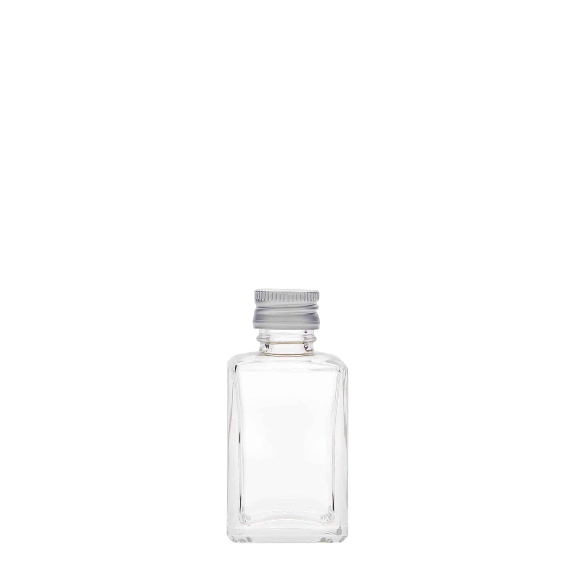 30 ml steklena steklenica »Tamme«, kvadratna, ustje: PP 18