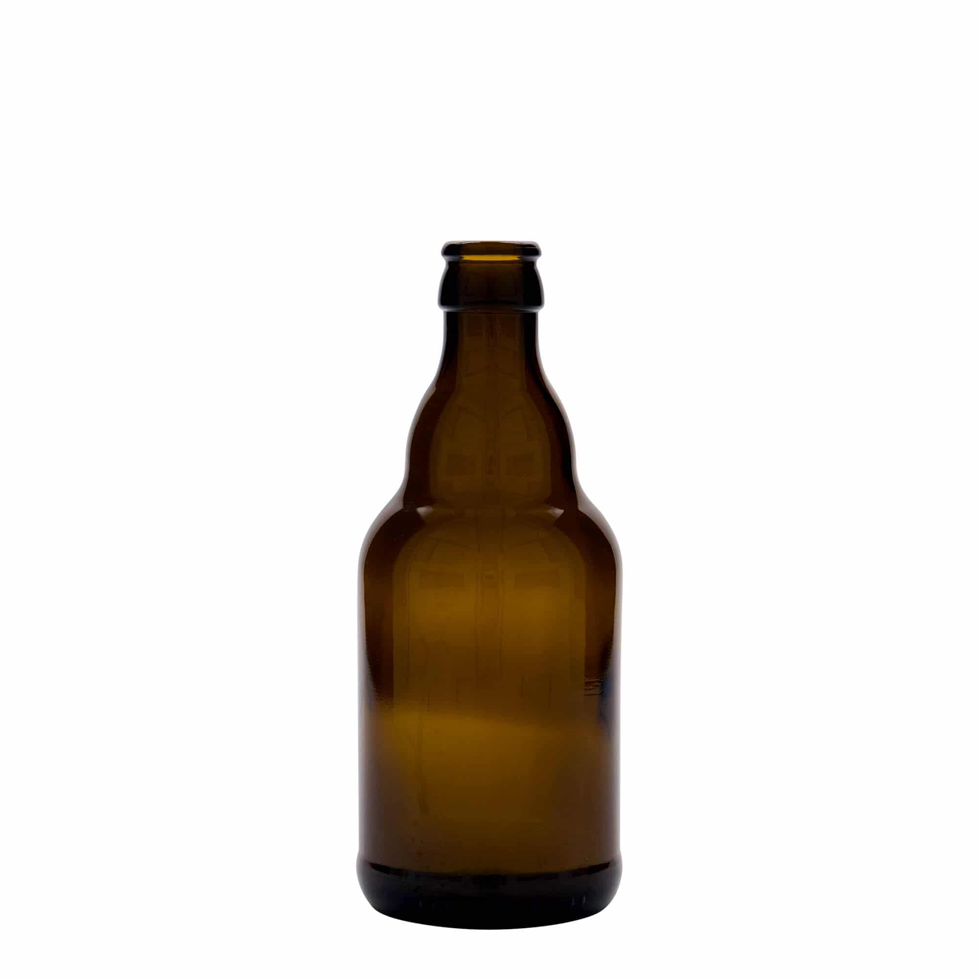 330 ml steklenica za pivo »Steinie«, steklo, rjava, ustje: kronski zamašek 330 ml steklenica za pivo »Steinie«, steklo, rjava, ustje: kronski zamašek