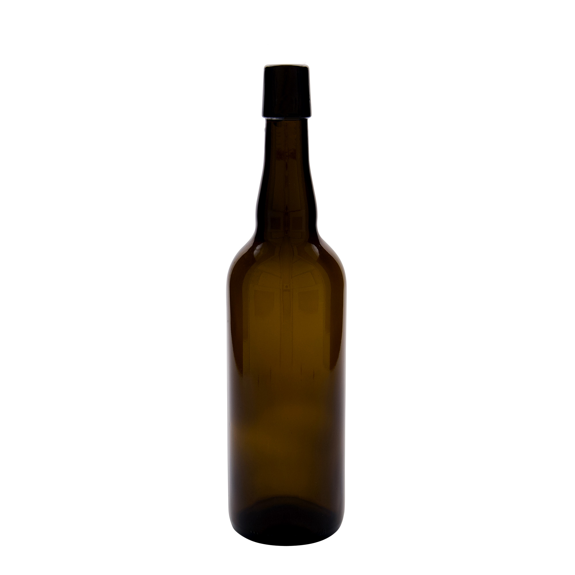 750 ml steklenica piva Belgija, steklo, rjava, odprtina: s sponko