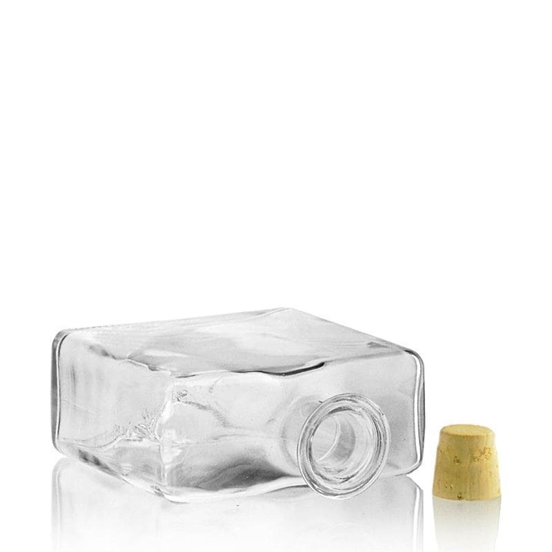 500 ml steklena steklenica »Julia«, pravokotna, ustje: pluta