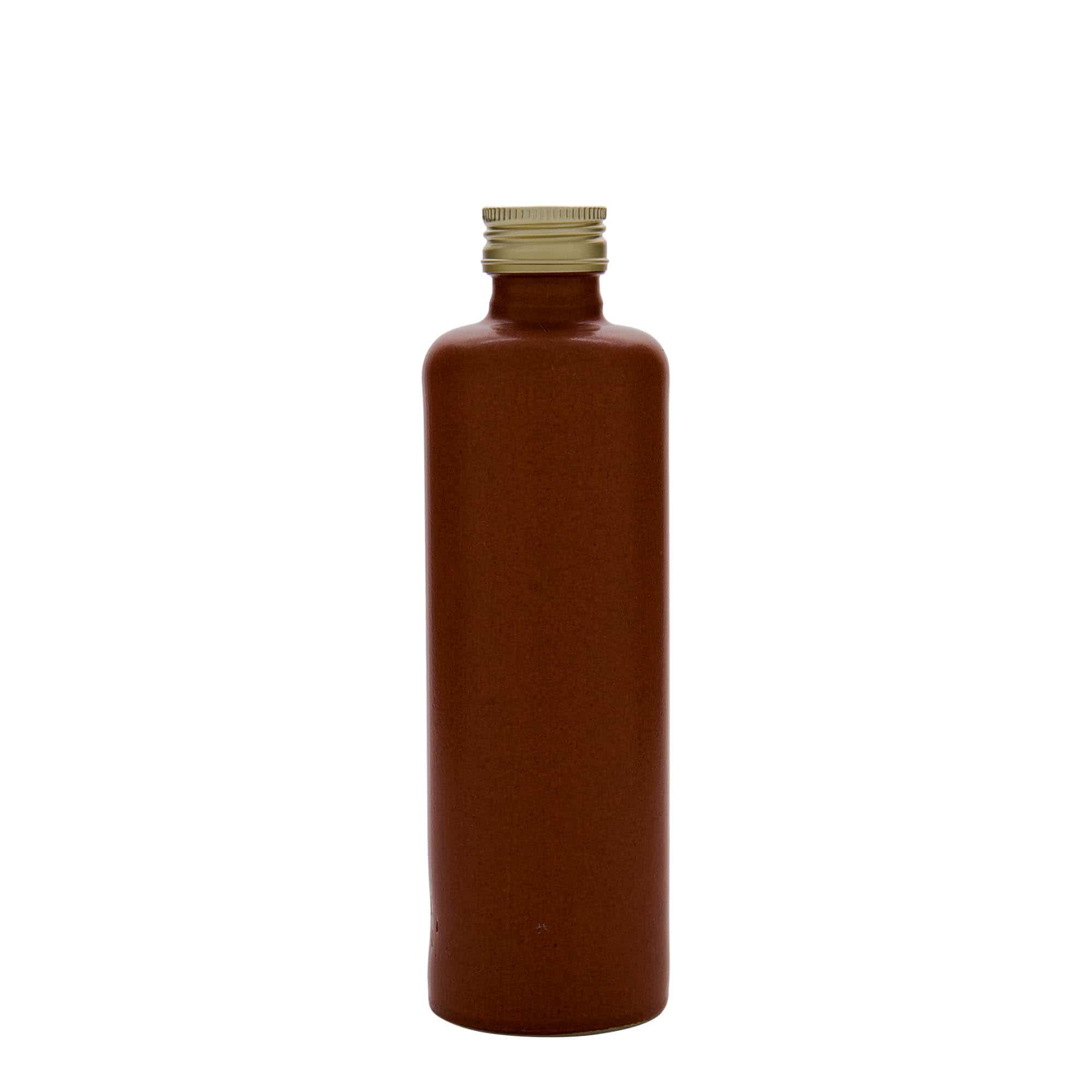 350 ml lončeni vrč, lončevina, rjavo-rdeča, motiv: PP 31,5