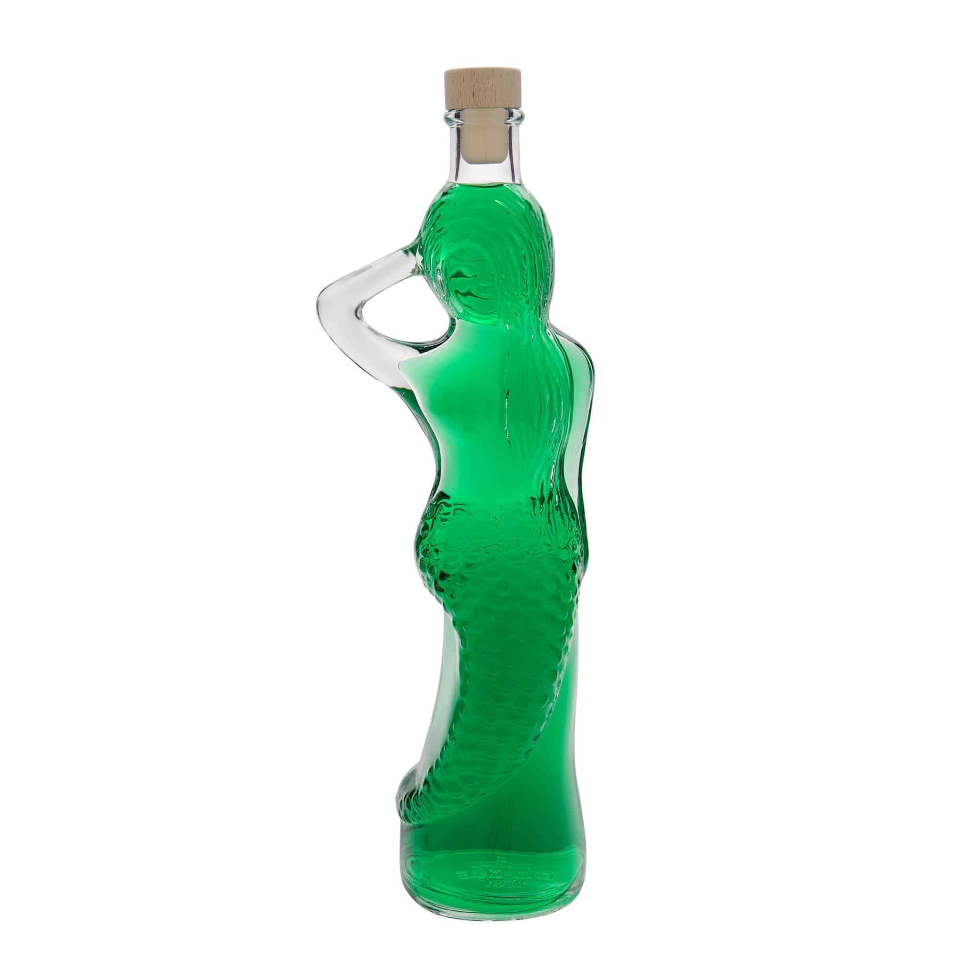 500 ml steklenica iz stekla 'Morska deklica', odprtina: pluta