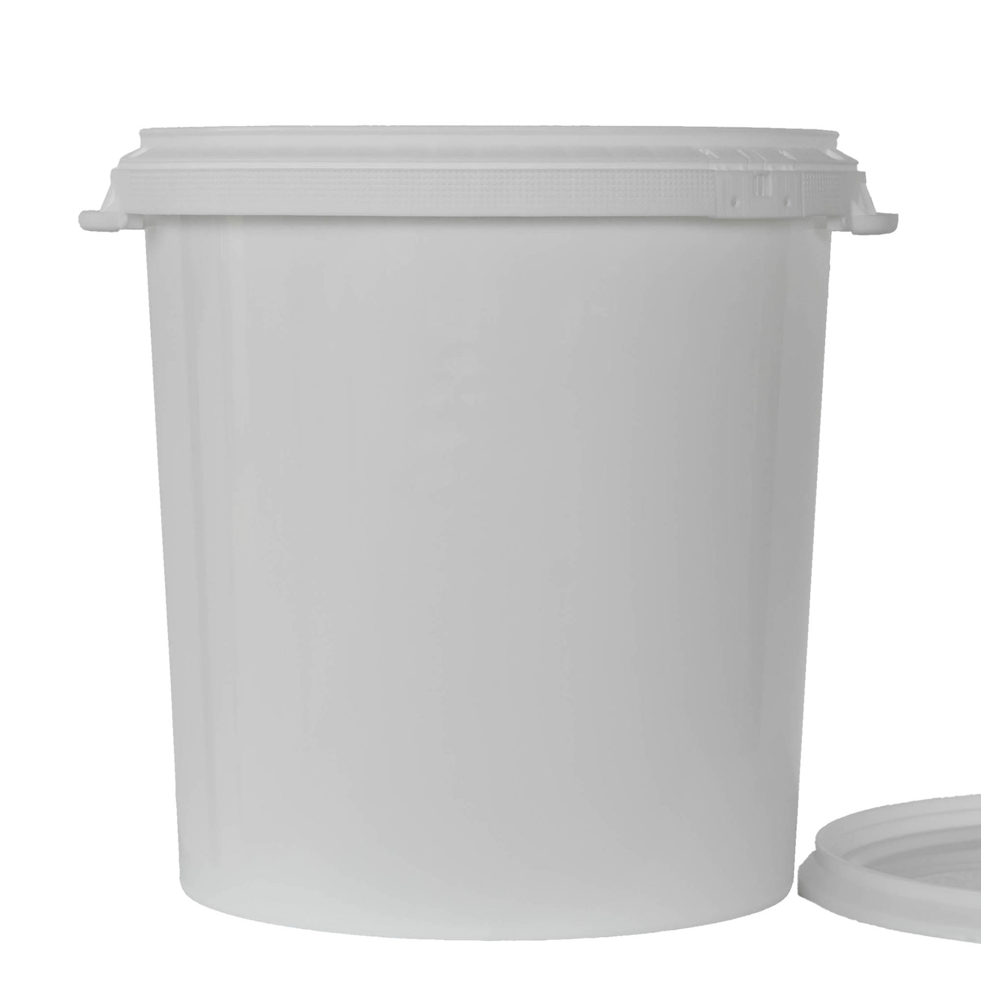 30 l vedro, PP-plastika, belo