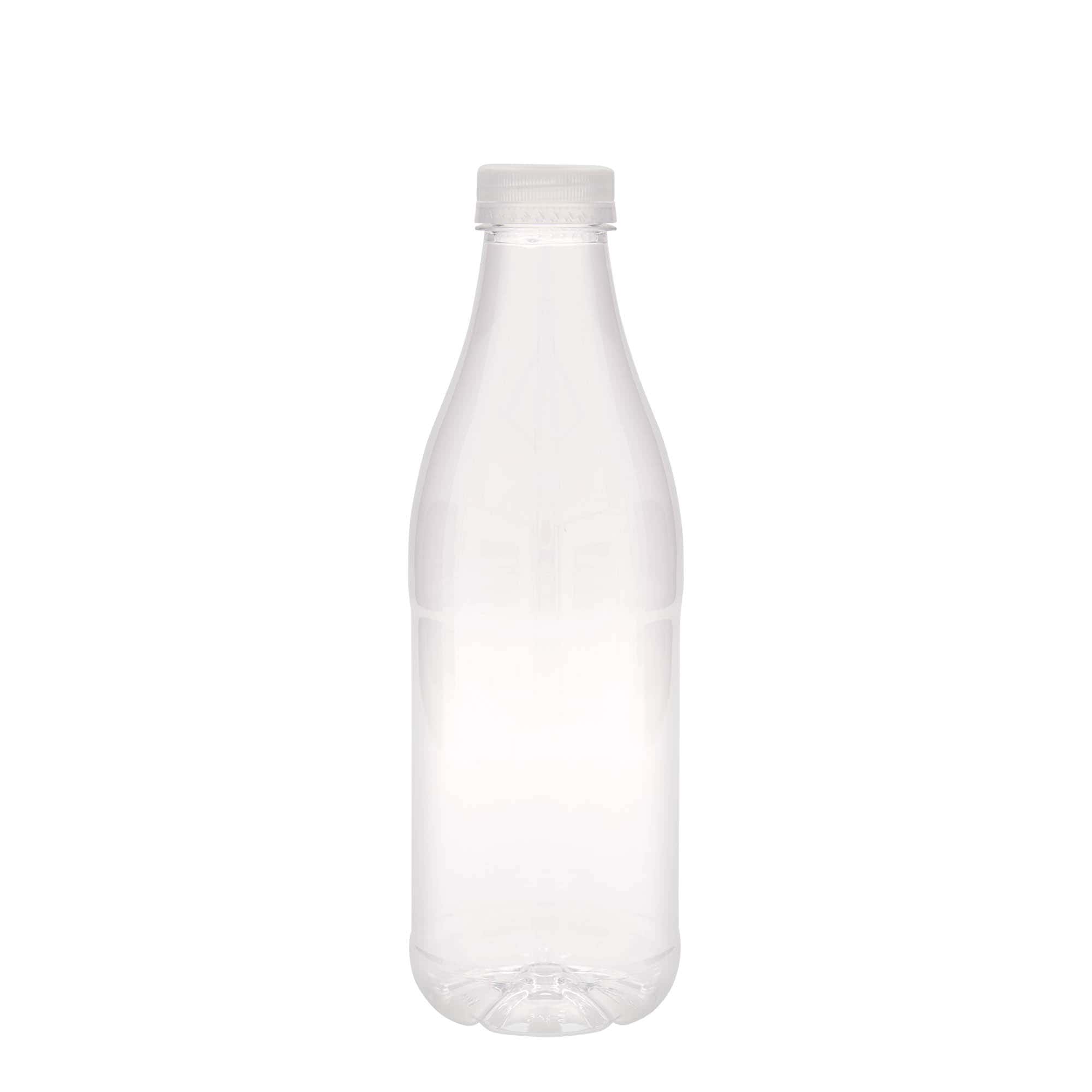 1.000 ml PET-flaska 'Mleko in sok', plastika, odprtina: 38 mm