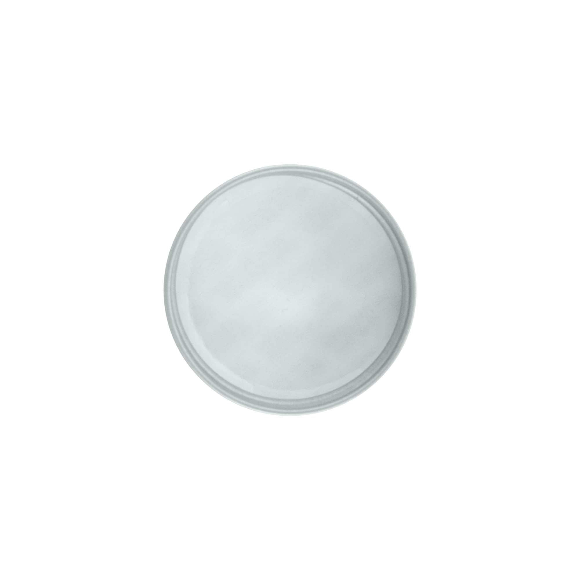 Vijčni pokrovček, kovina, srebrn, za odprtino: 38/400 Vijčni pokrovček, kovina, srebrn, za odprtino: 38/400